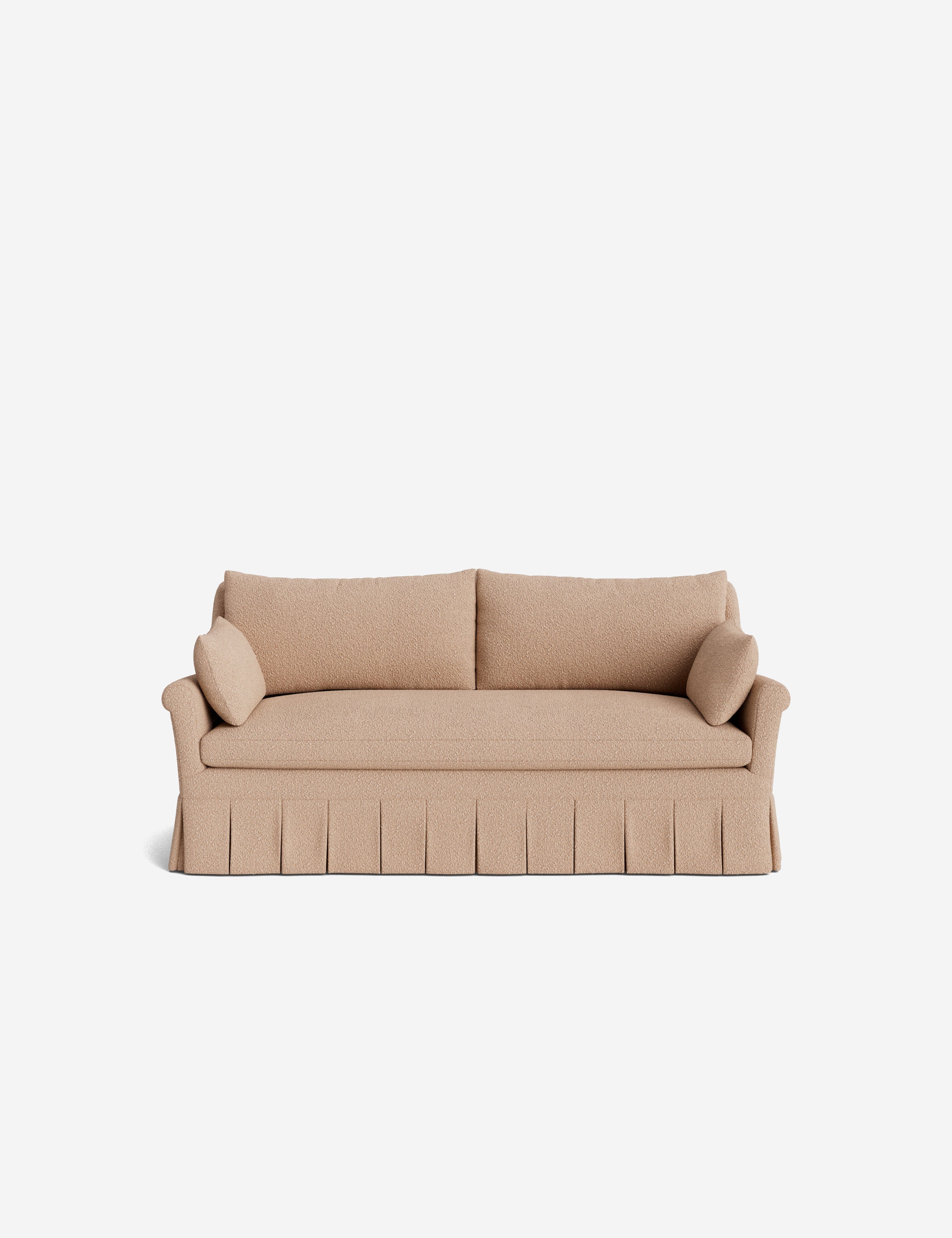 Lulu and Georgia Portola Rolled Arm Pleated Sofa - view 183