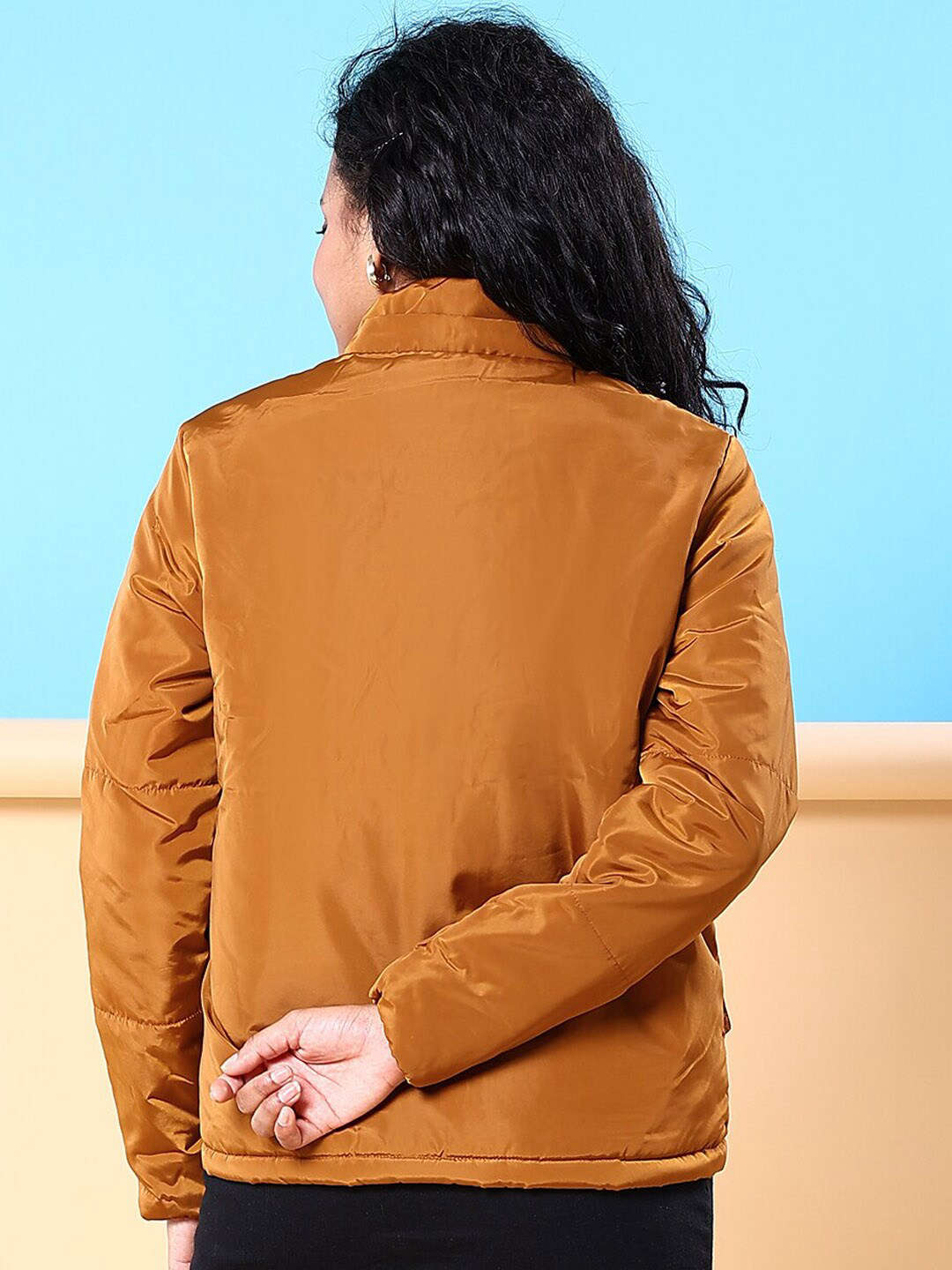 Freehand By The Indian Garage Co Women Winter Crop Jacket - view 5