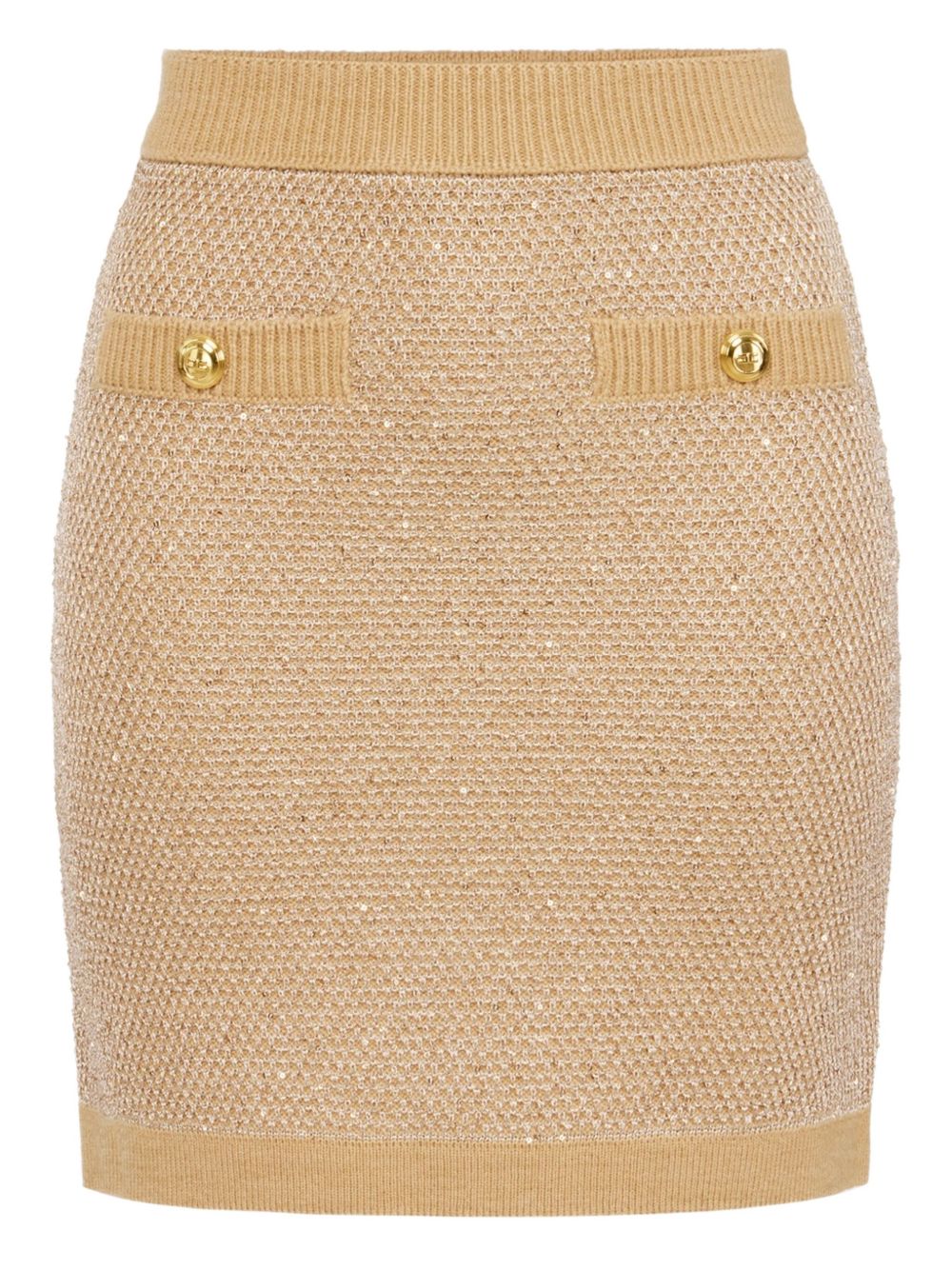 Elisabetta Franchi Wool knitted skirt – 100%WO