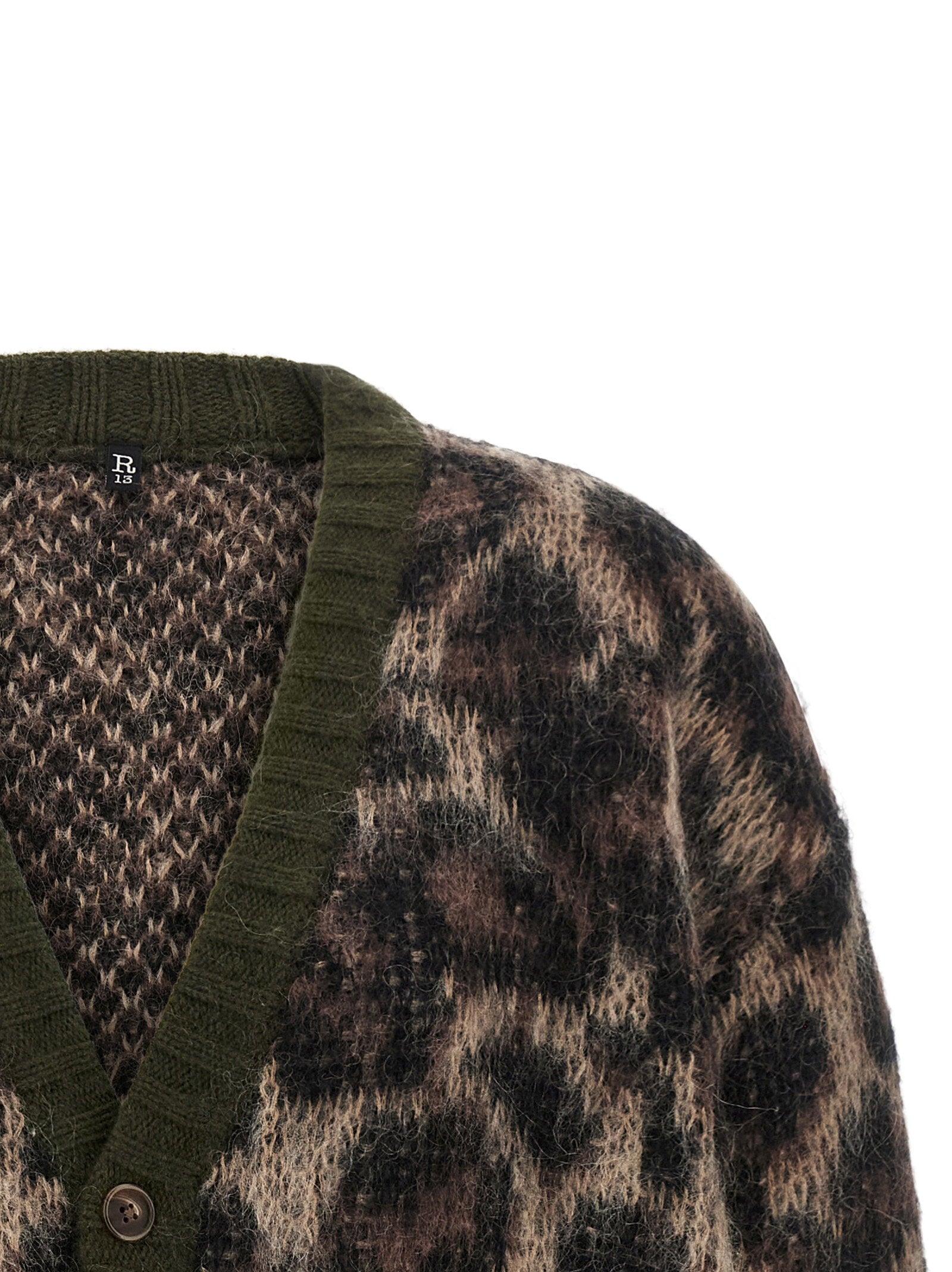 R13 Animal Print Cardigan - view 3
