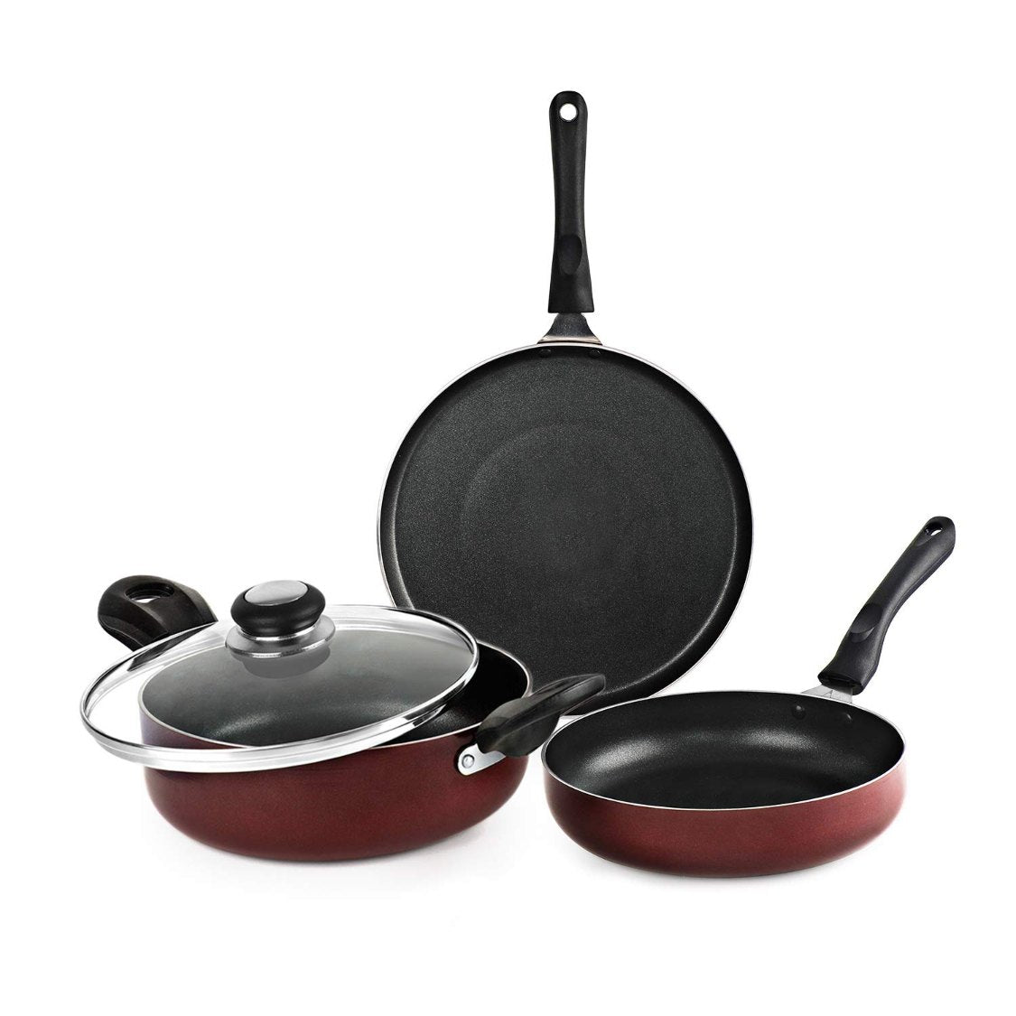 Cello Non-Stick Prima Induction Base Cookware Set, 3 Pieces - view 12