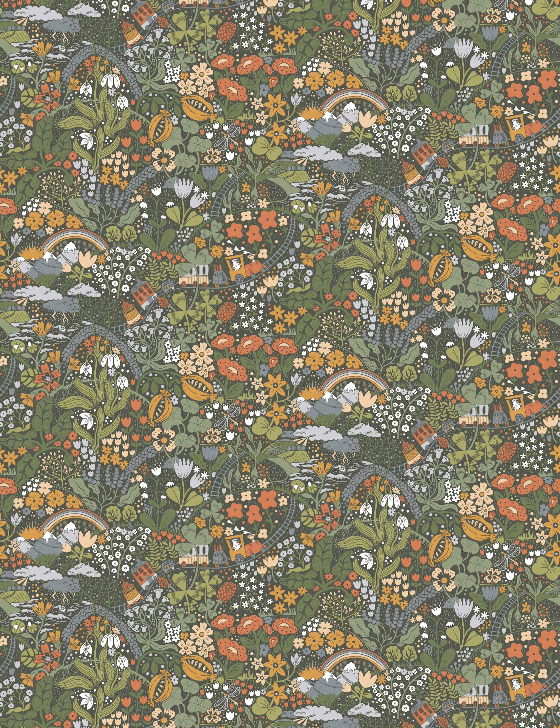 Lulu and Georgia Taget Wallpaper Mural by Lina Schnaufer - view 4