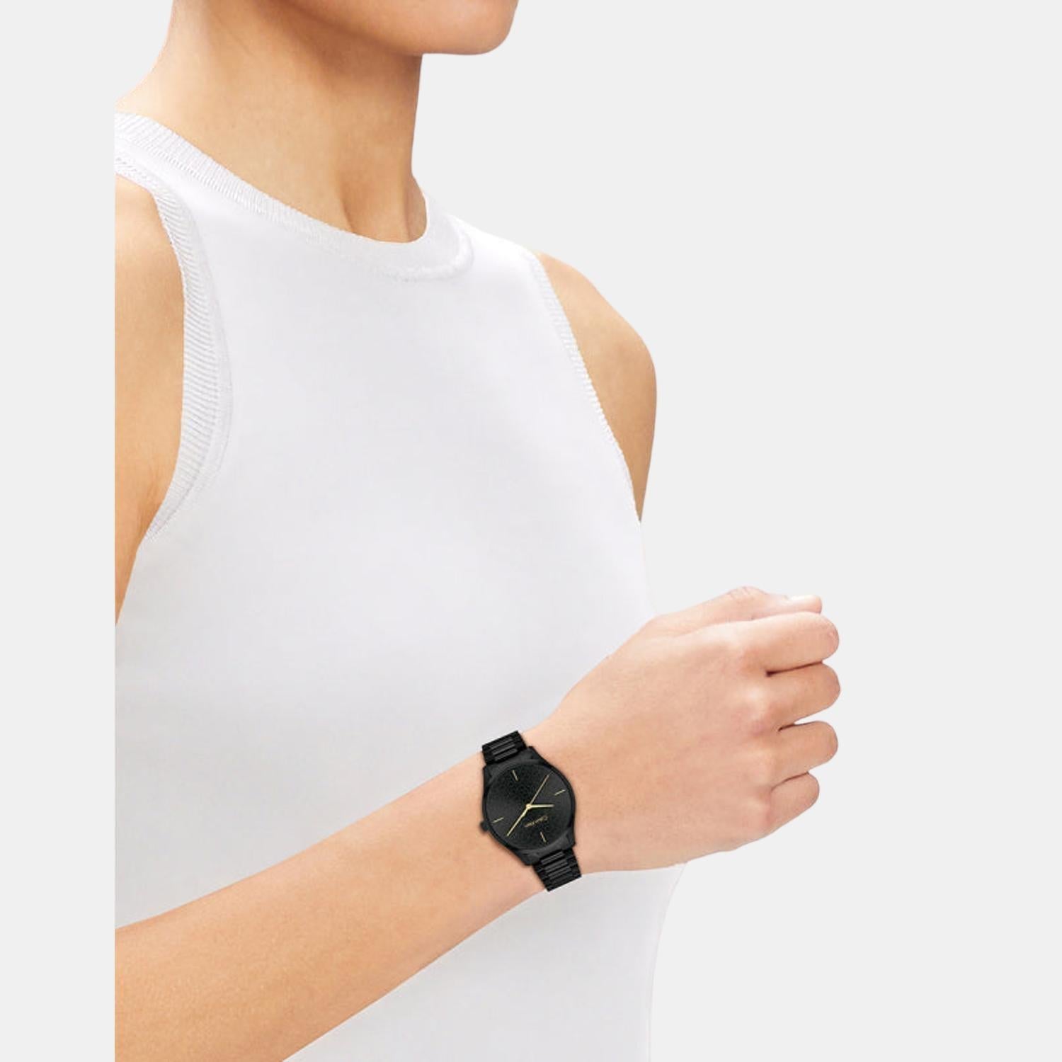 Calvin Klein Ck Iconic Unisex Quartz Black Dial Analog Stainless Steel Watch 25200170 - view 4