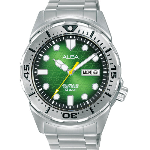 Alba Automatic Green Dial Men 42.4mm AL4443X1