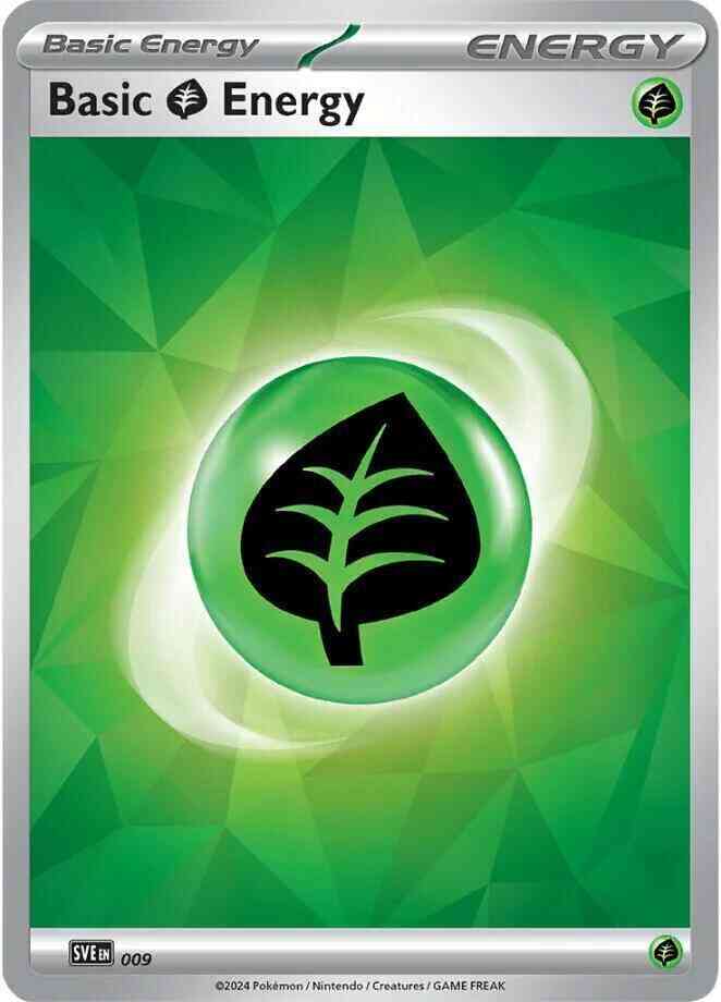 Pokémon Basic Grass Energy - 009 - Common [sve-009] [Non-Holo]
