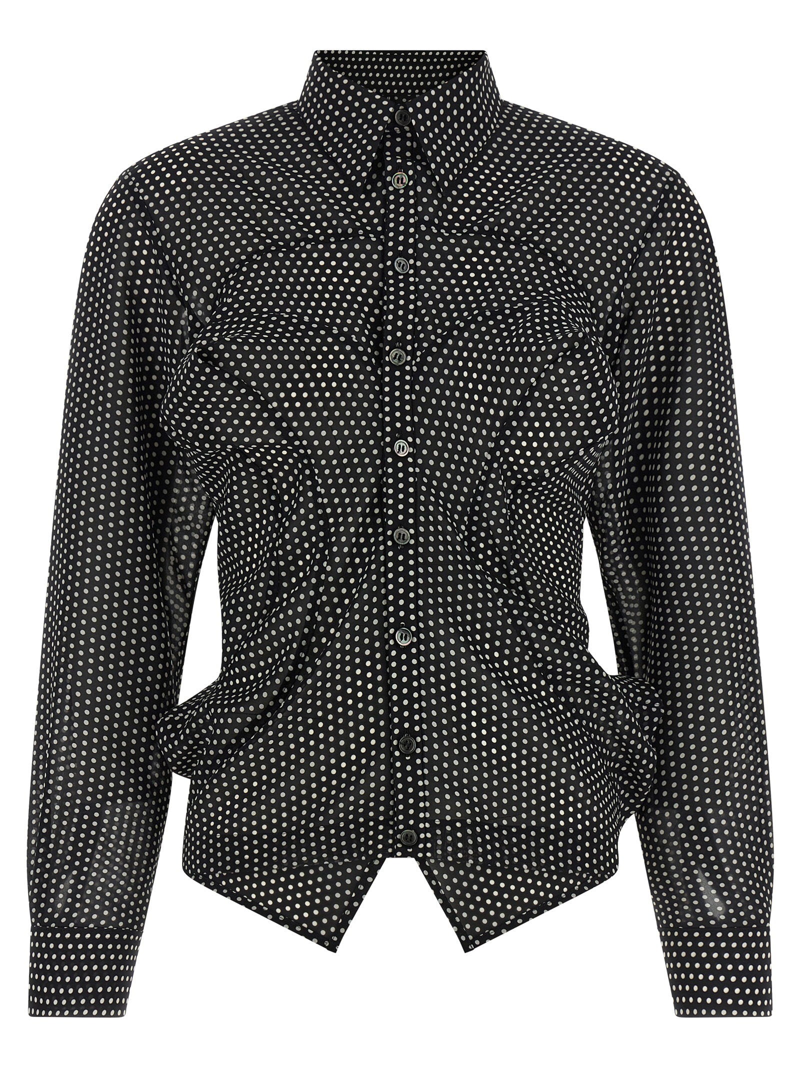 Junya Watanabe Polka Dot Shirt – 100% polyester