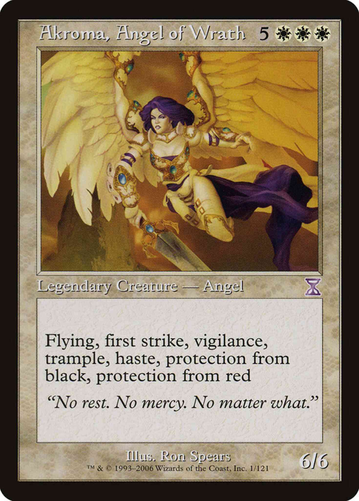 Magic Akroma, Angel of Wrath [1] [Time Spiral Timeshifted] [Non-Foil]