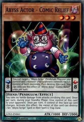 Yu-Gi-Oh! Abyss Actor - Comic Relief - LDS2-EN061 - Common - 1st Edition
