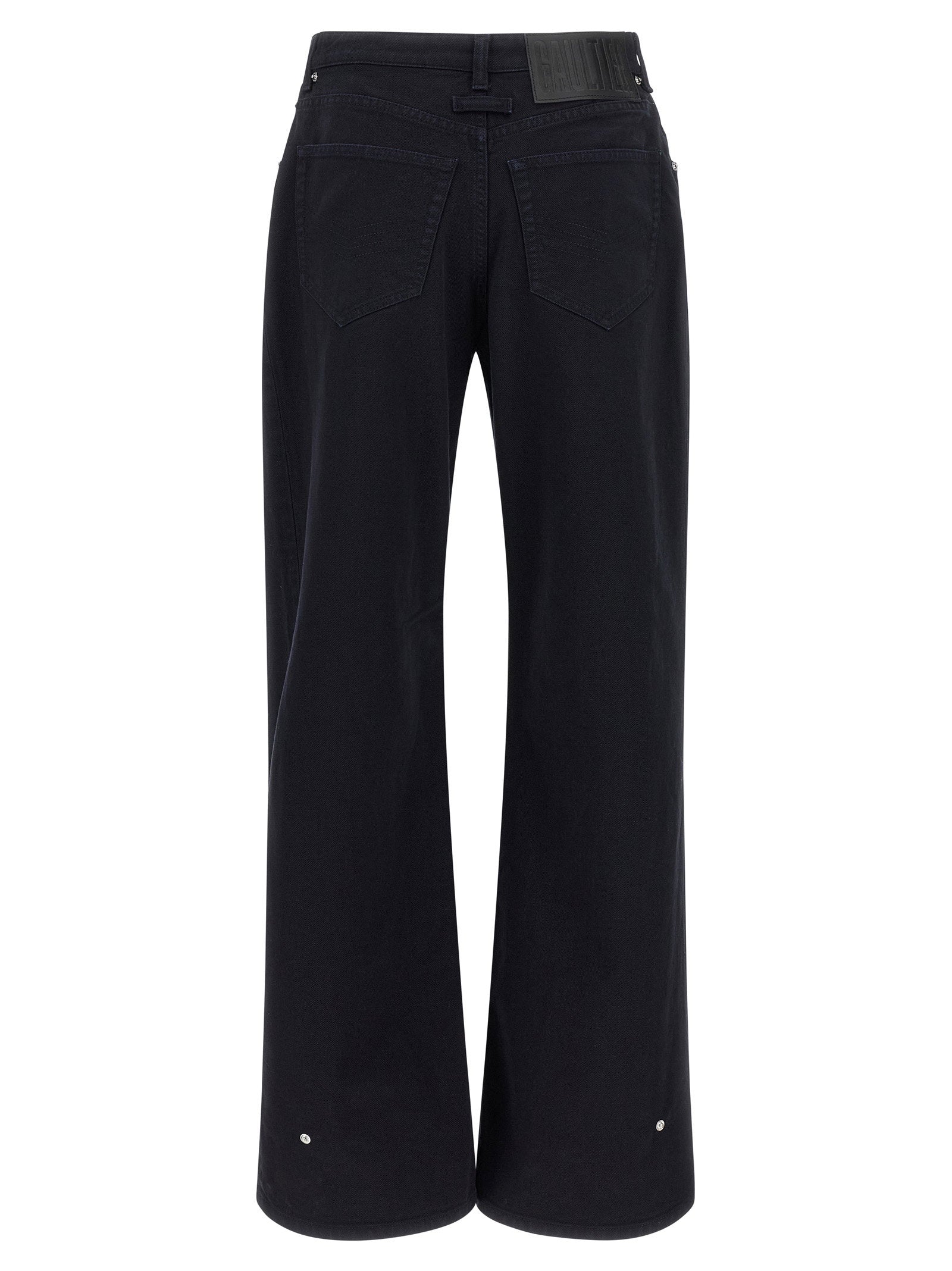 Jean Paul Gaultier The Snap-button Denim Jeans - view 2