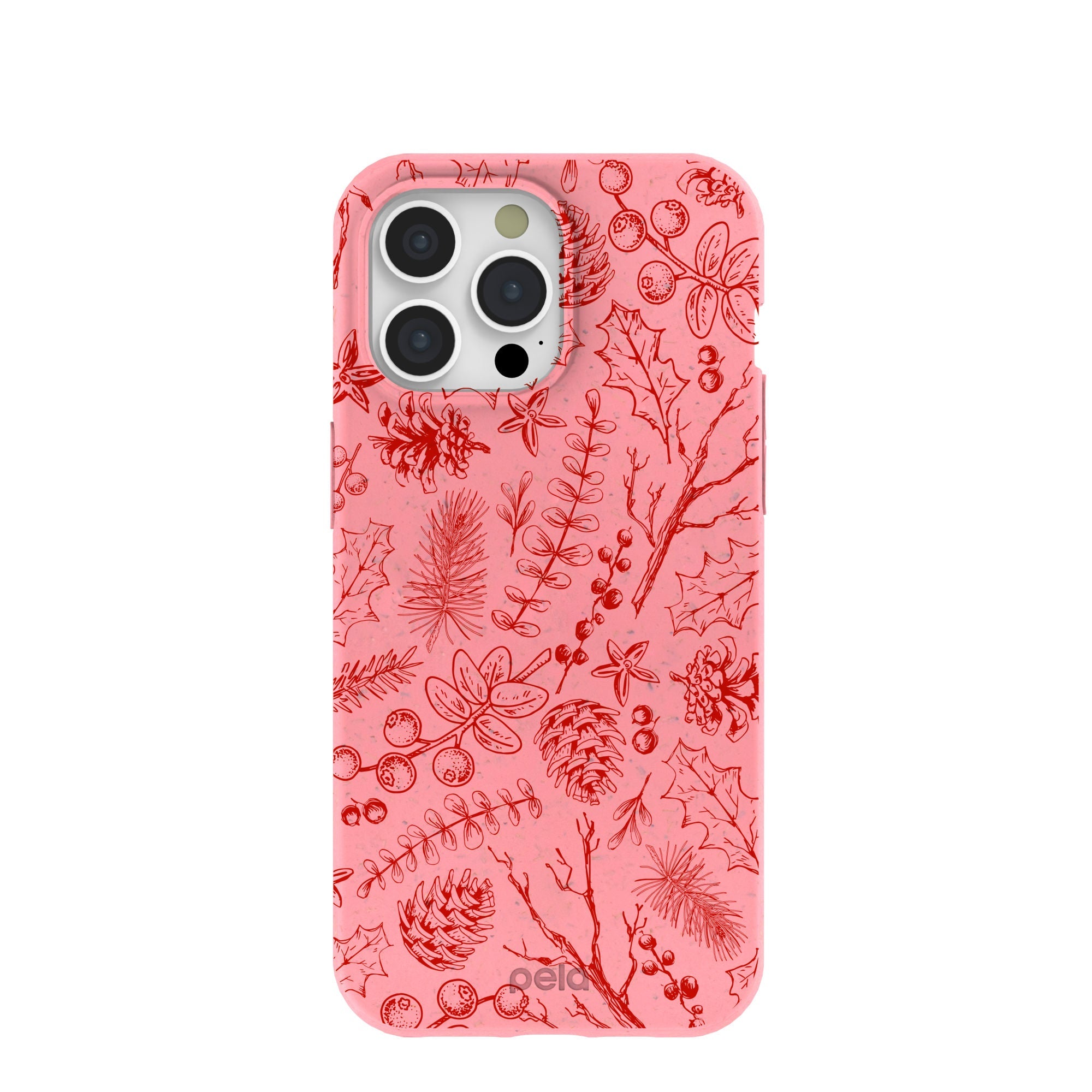 BlackTree Bubblegum Pink Festive Forest iPhone 15 Pro Max Case