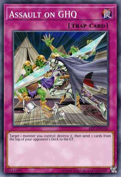 Yu-Gi-Oh! Assault on GHQ - FET-EN056 - Ultimate Rare - 1st Edition