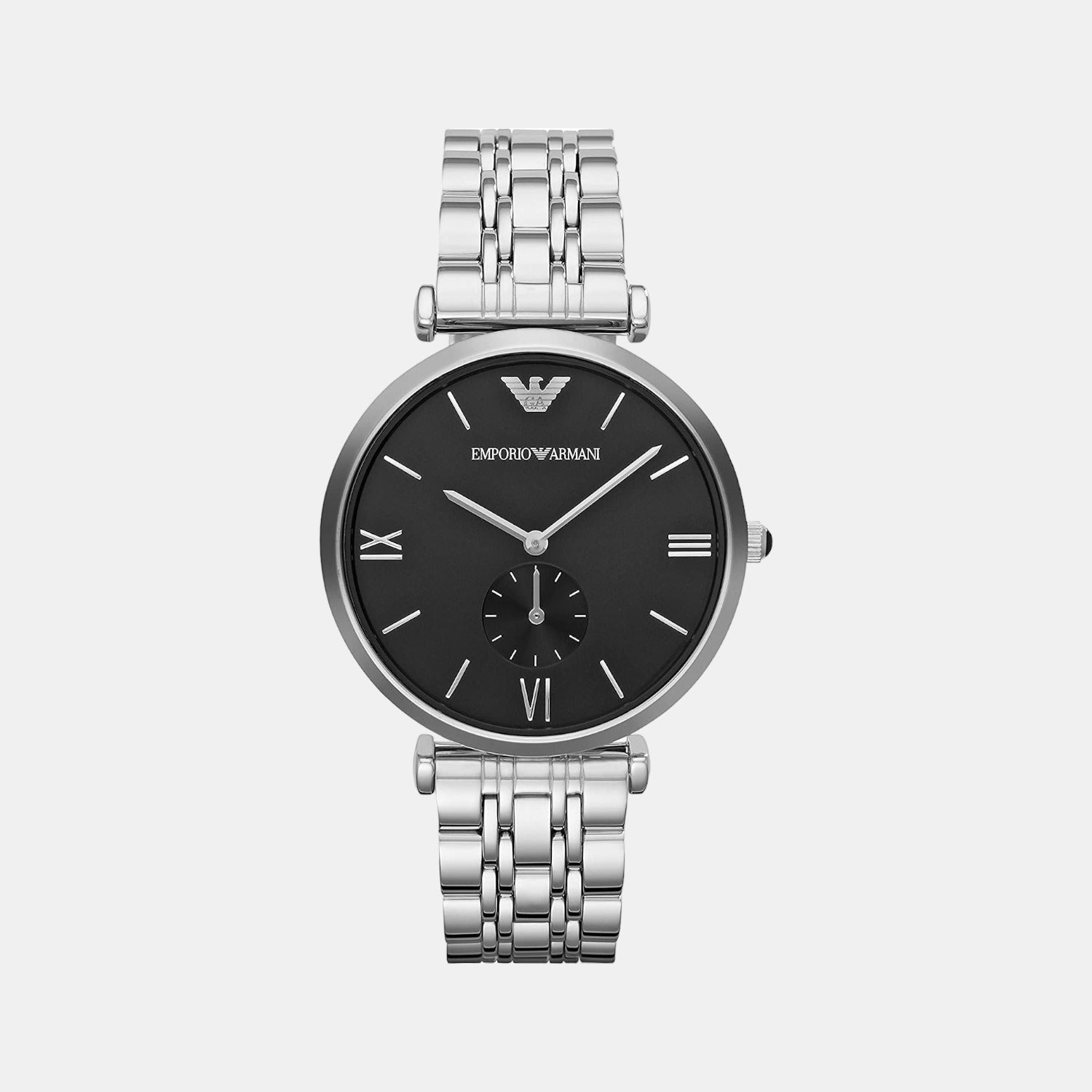 Emporio Armani Gianni Women Quartz Black Dial Analog Stainless Steel Watch AR1676
