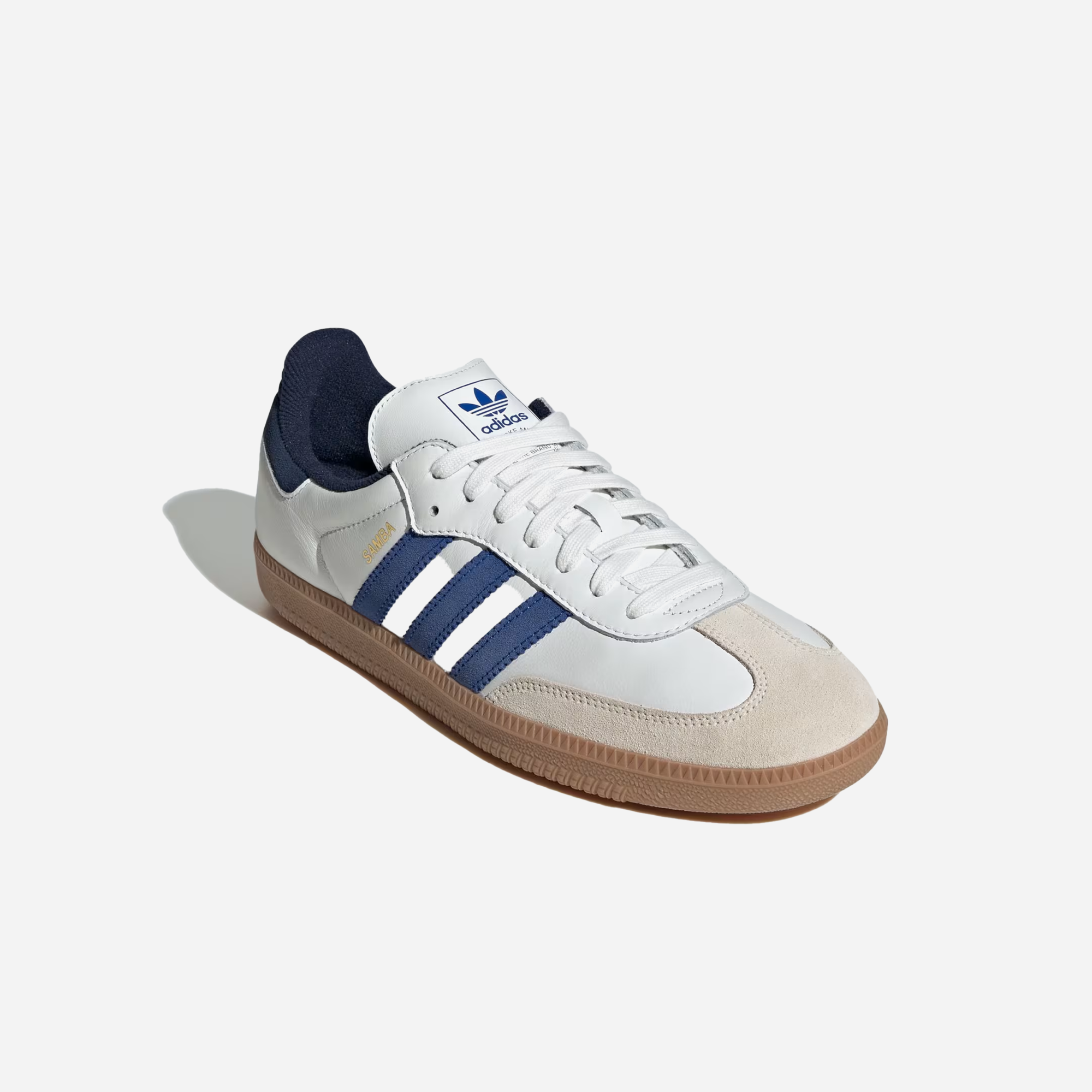Adidas Samba OG Shoes Core White Royal Blue Night Indigo - view 2
