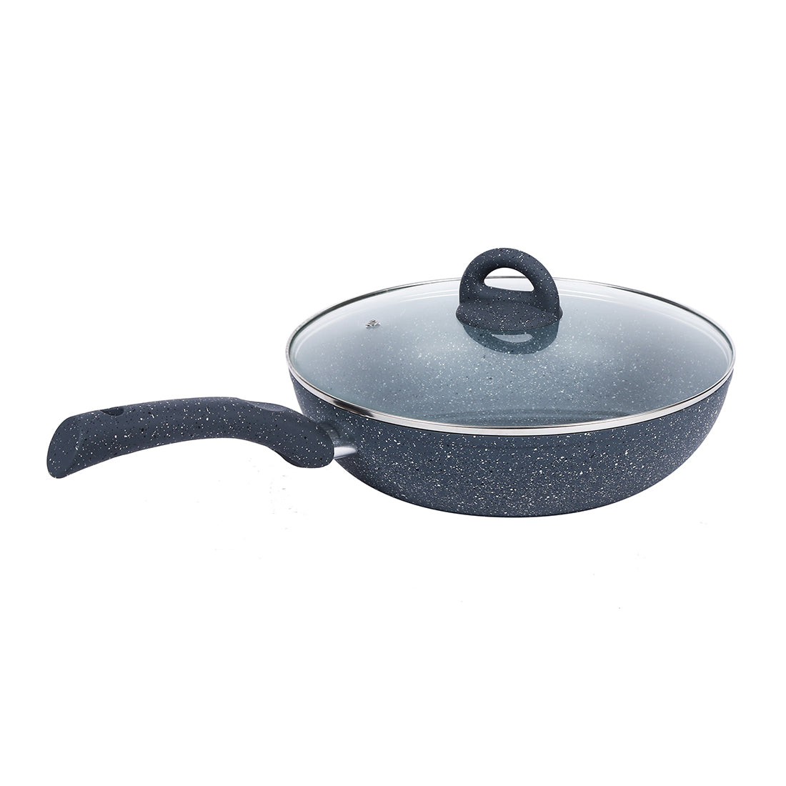 Wonderchef Renewed Granite 26cm Non-Stick Wok (without Lid) - view 6