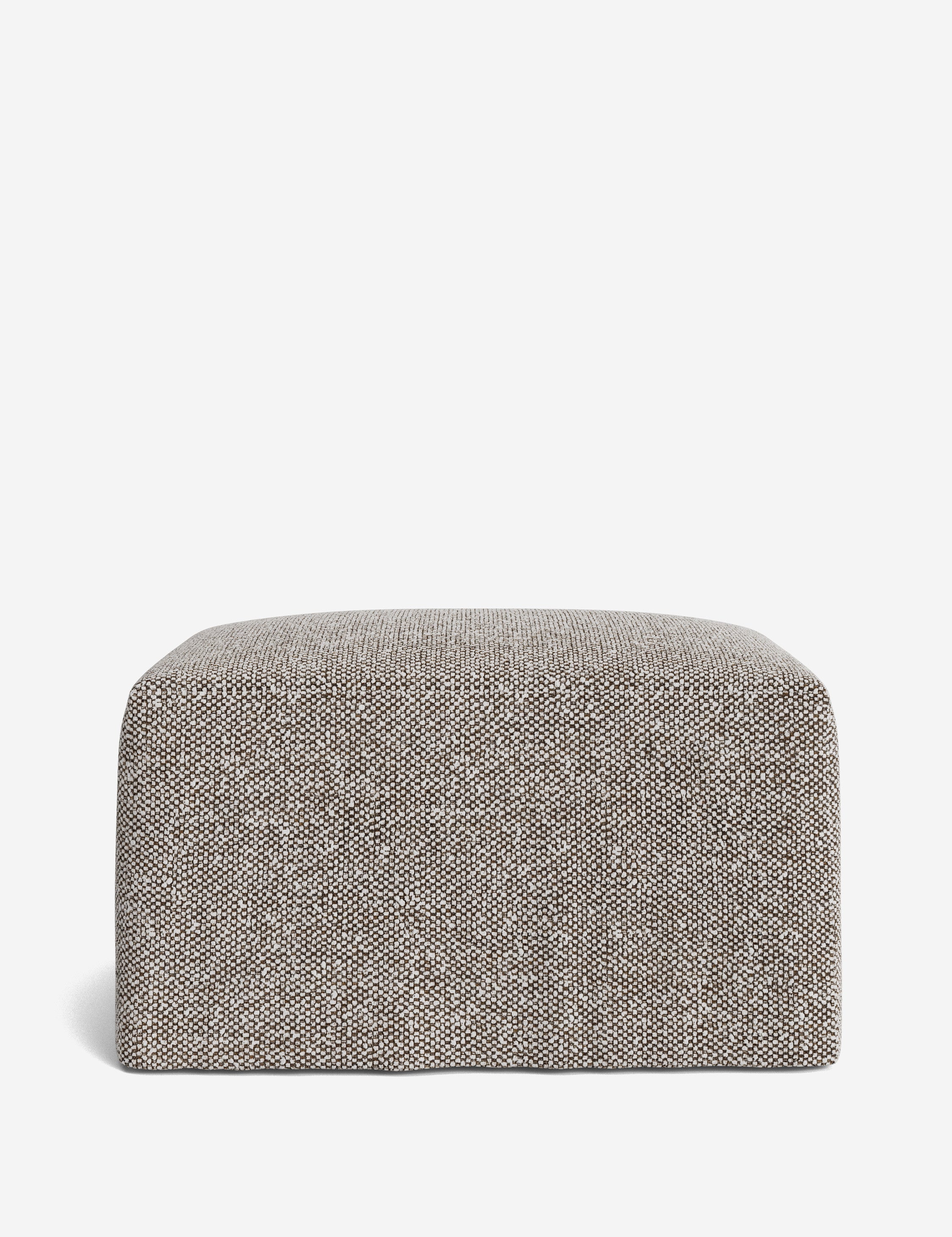 Lulu and Georgia Portola Slipcover Ottoman - view 69