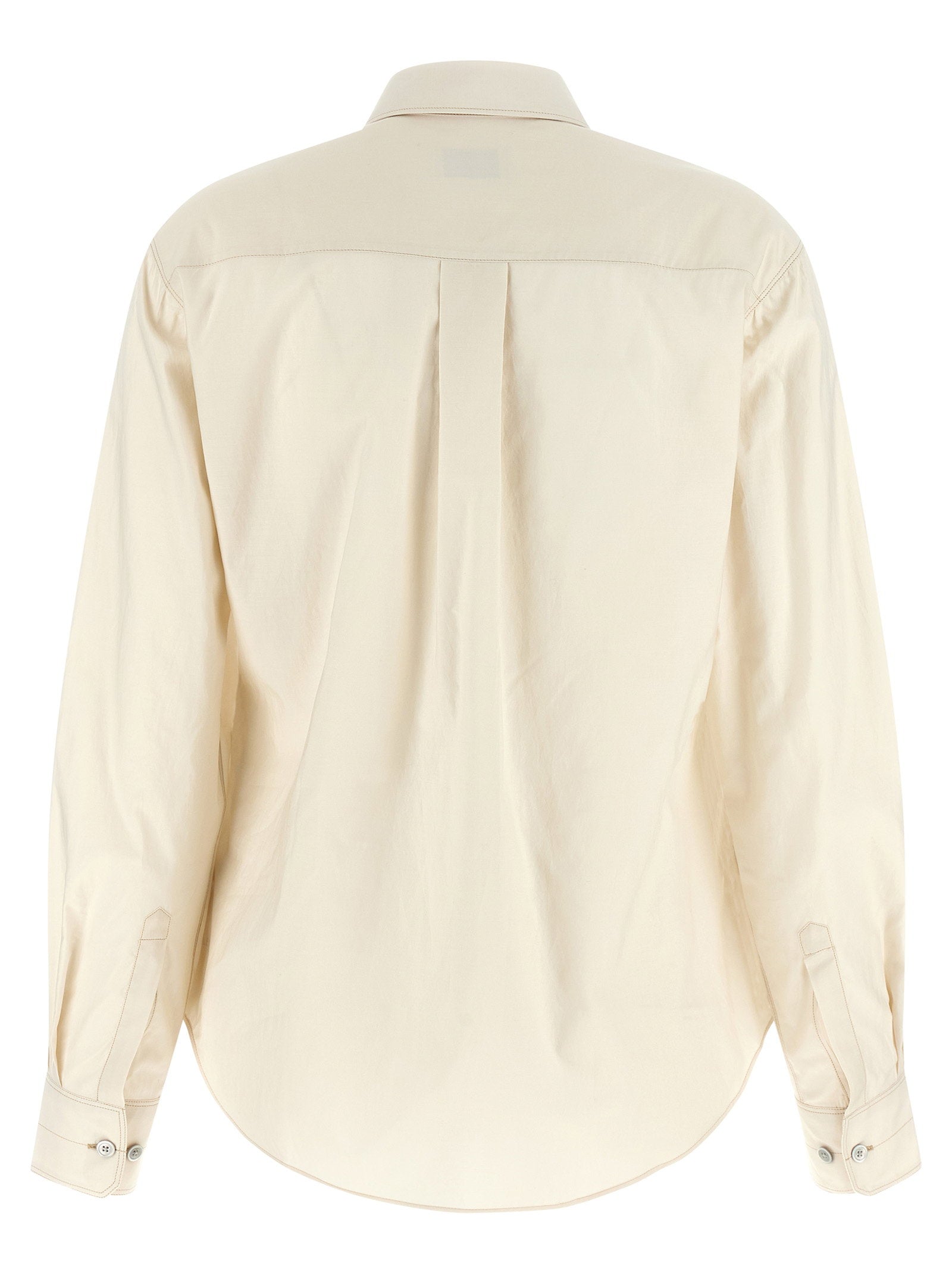 Lemaire Pointed Collar Shirt – 80% cotton, 20% silk - view 2