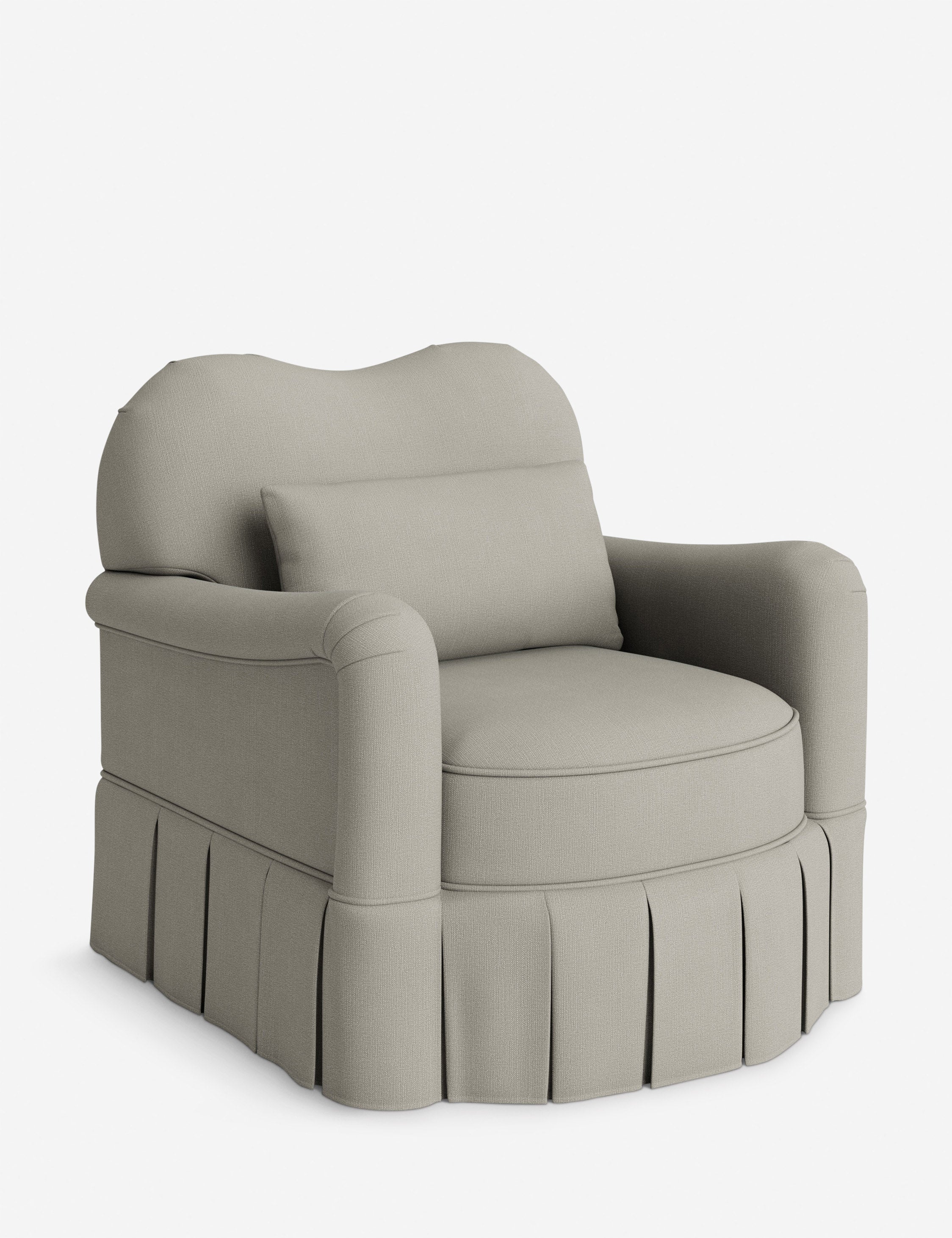 Lulu and Georgia Middleton Skirted Accent Chair by Ginny Macdonald - view 205