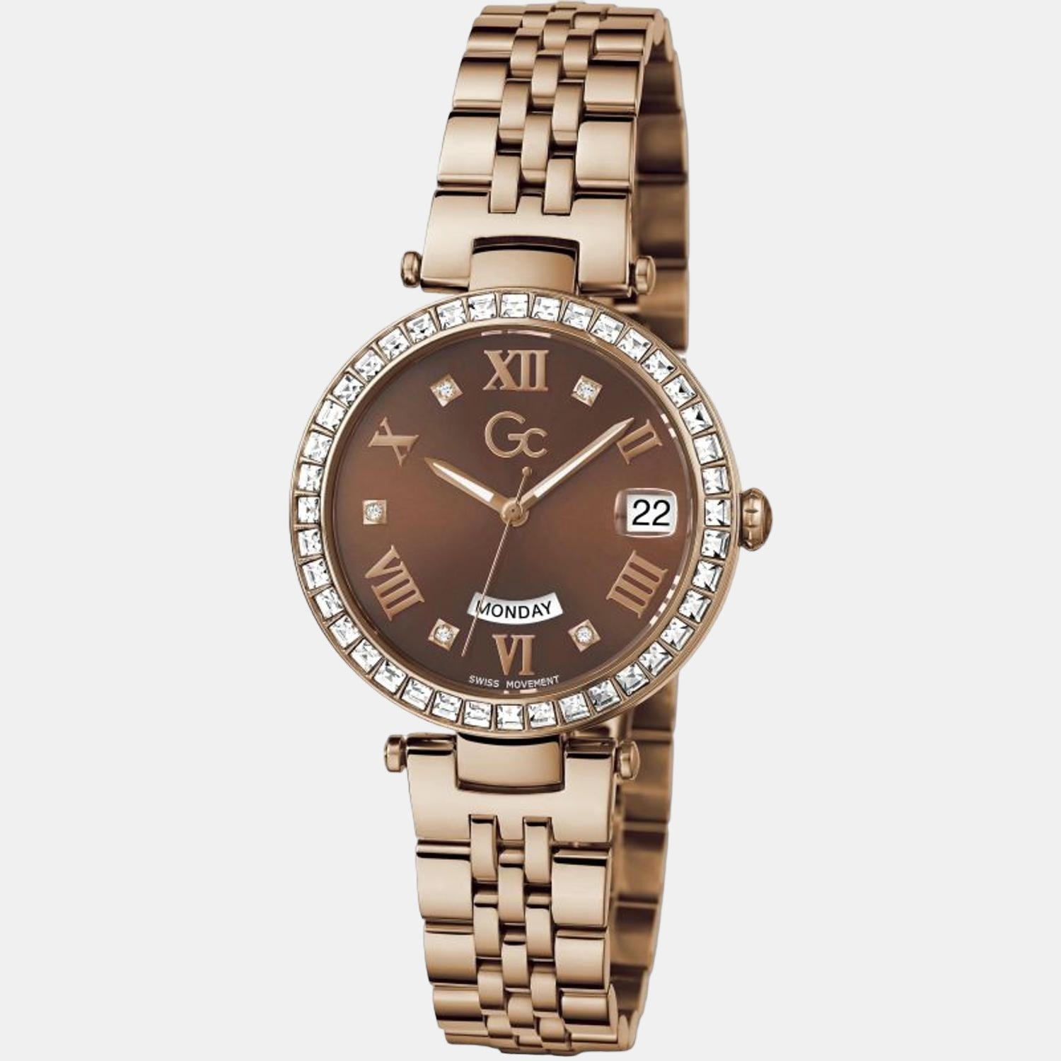 GC Flair Women Quartz Brown Dial Analog Stainless Steel Watch Z01009L4MF - view 5