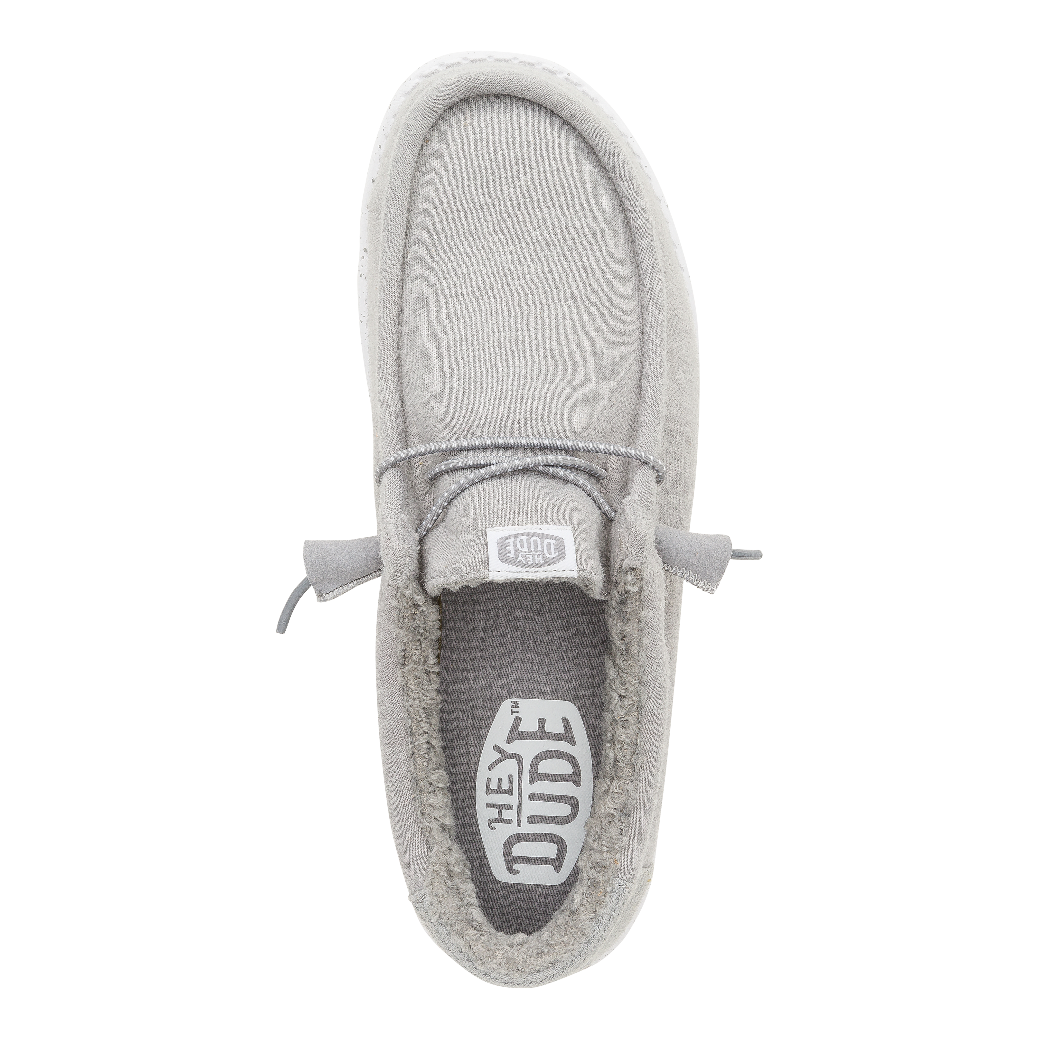 HEYDUDE shoes Wally Warmth Knit - Light Grey/White - view 6
