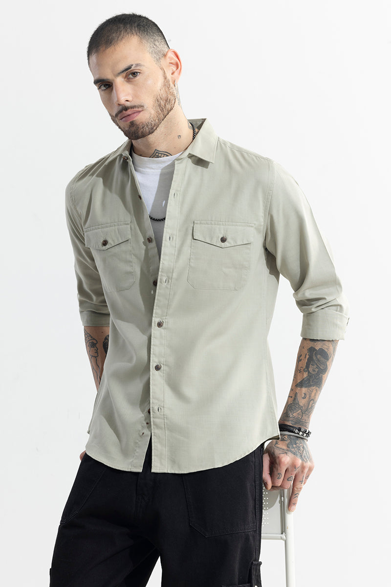SNITCH Kameron Silver Grey Shirt