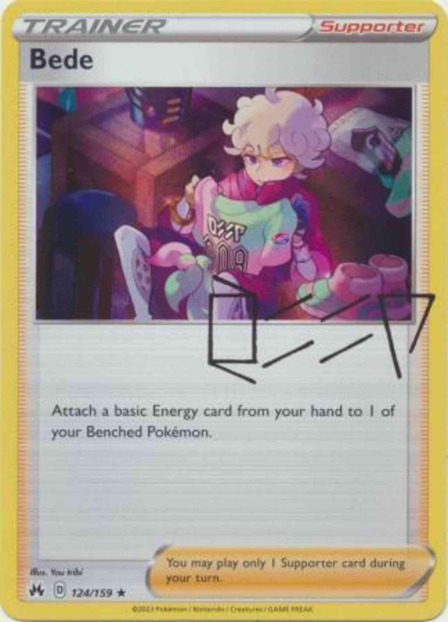Rare holo swsh125-124 – Pokémon Bede - 124/159 - Rare Holo [swsh125-124] [Holo]