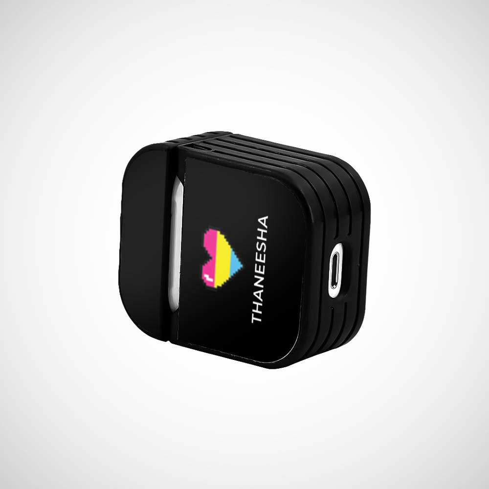 Cover It Up Pride Heart Custom Glass Airpods 2nd Gen Case Covers - view 3