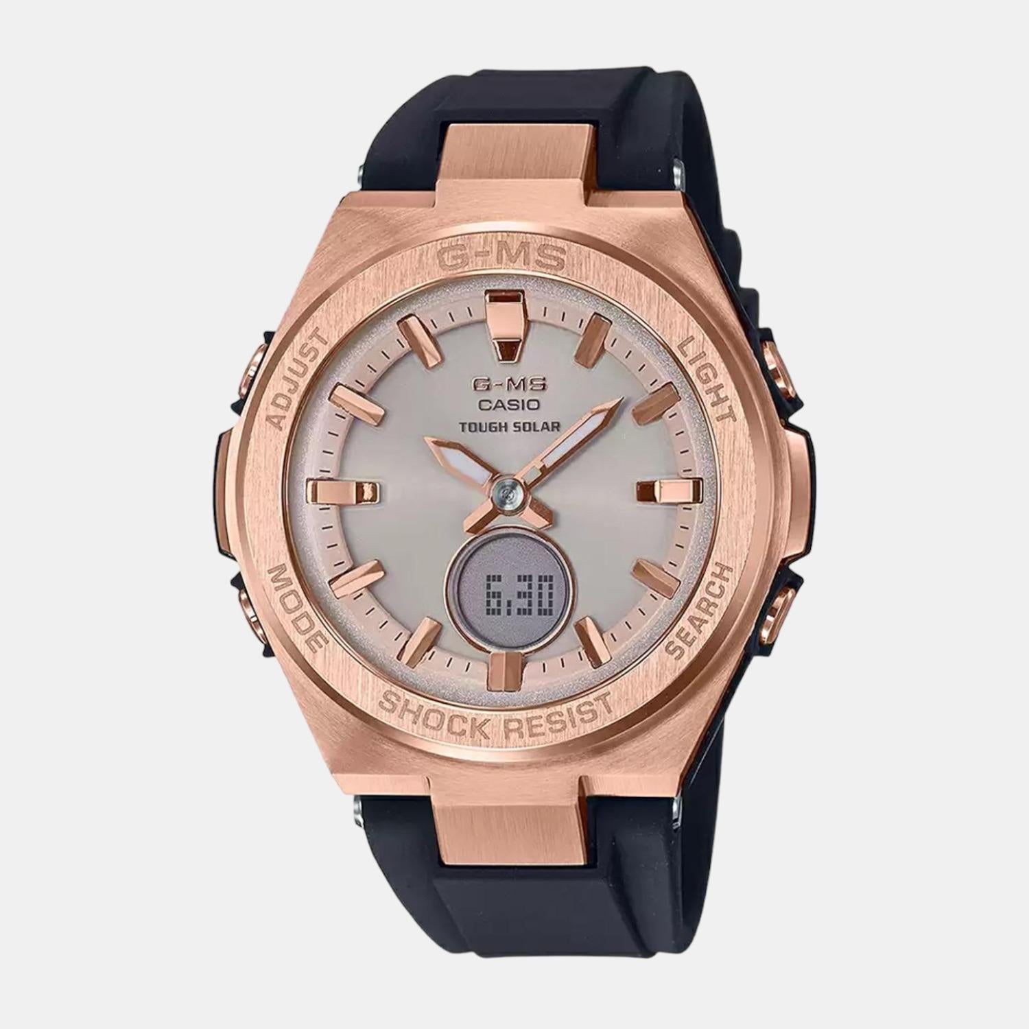 Casio Baby-G Women Quartz Rose Gold Dial Analog-Digital Resin Watch BX130 - view 2