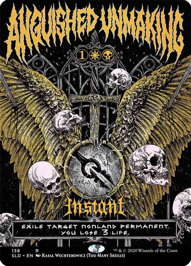 Anguished unmaking 0138 – Magic Anguished Unmaking [0138] [Borderless] [Party Hard] [Secret Lair Drop] [Non-Foil]