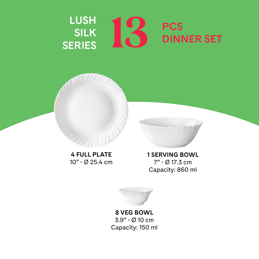 My Borosil Larah by Borosil, Lush Dinner Set - view 24
