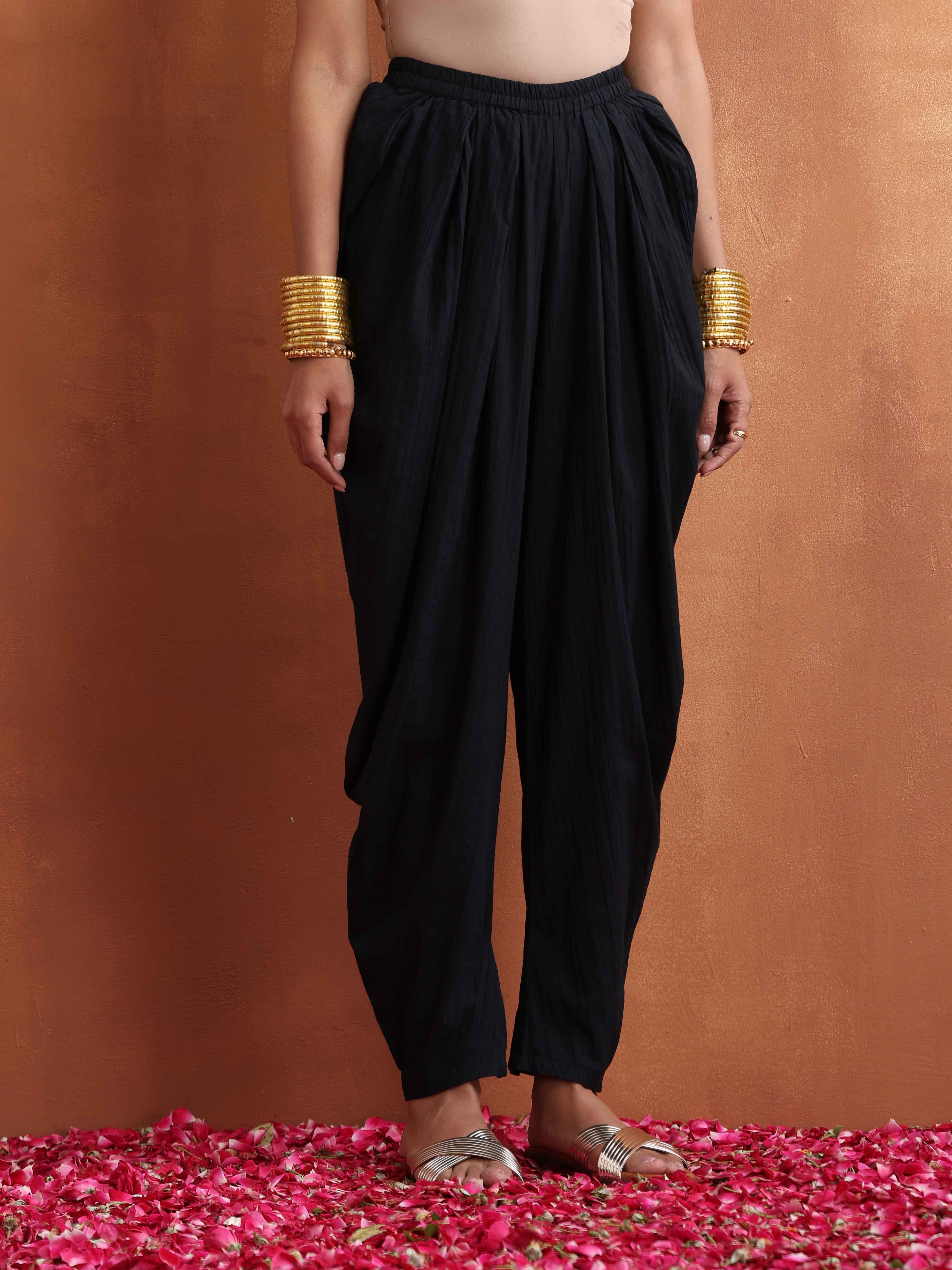 trueBrowns Black Cotton Co-ord Set - view 8
