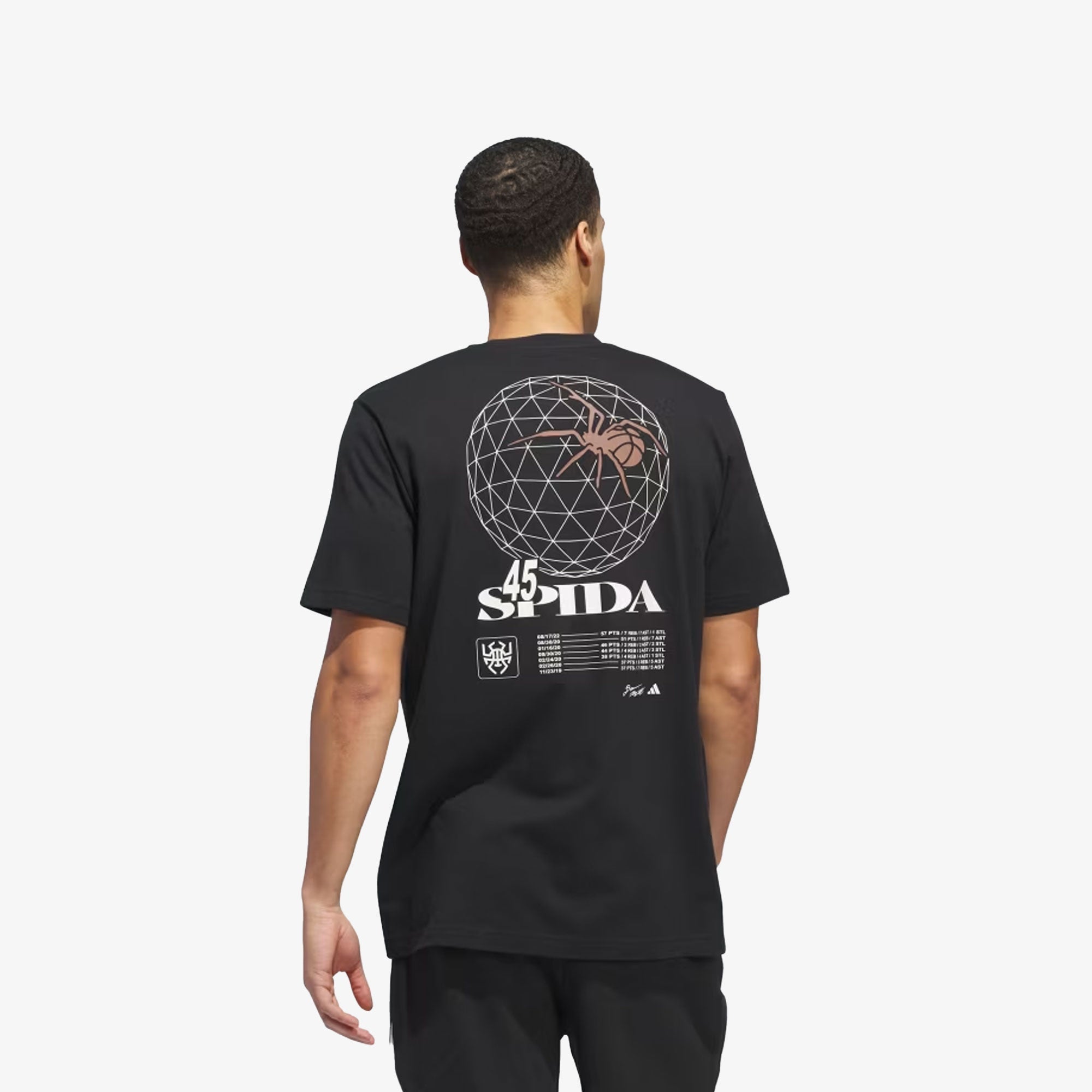 Adidas Originals | D.O.N. STAT PACK GRAPHIC TEE { BLACK - view 2