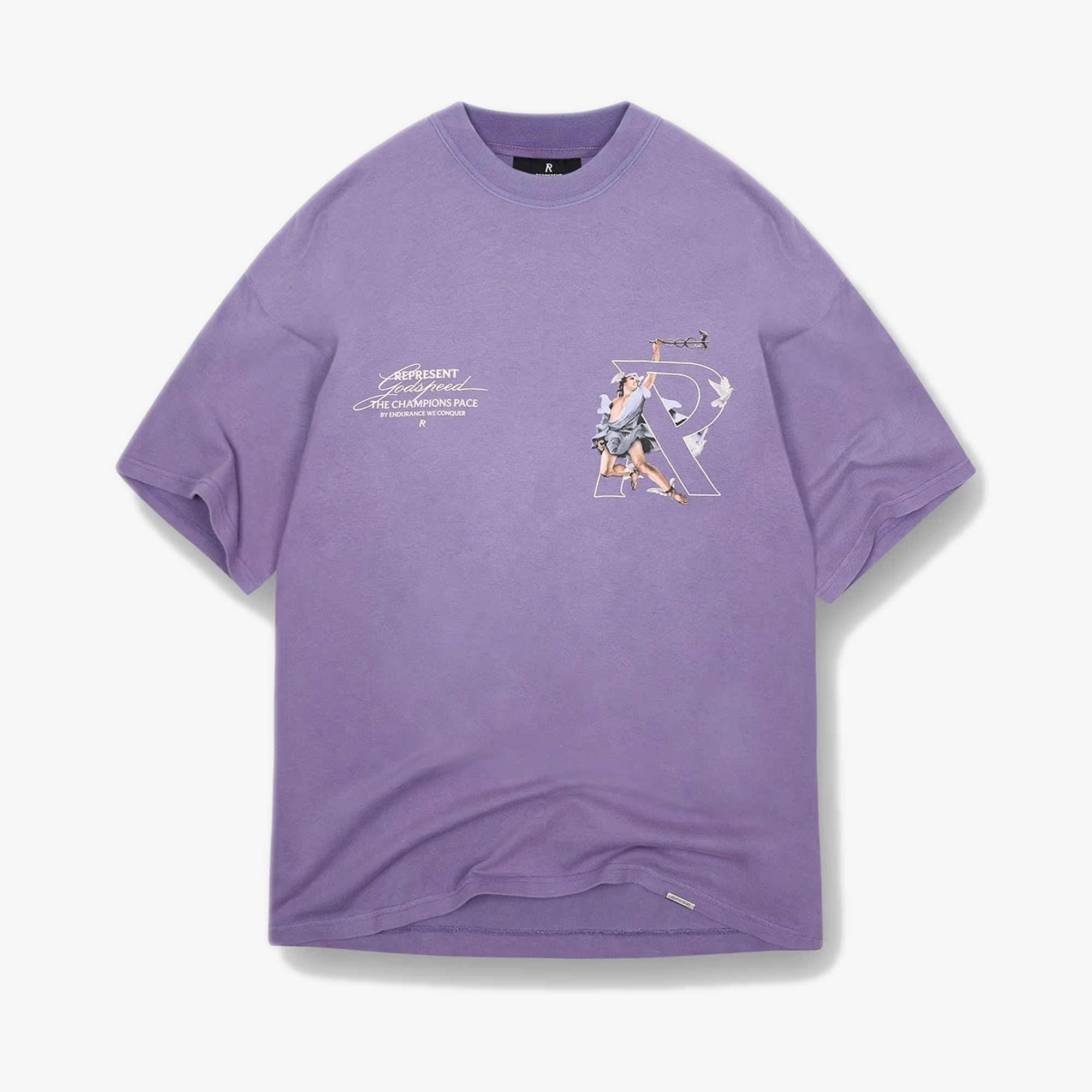 Represent | Hermes T-shirt { Purple - view 4