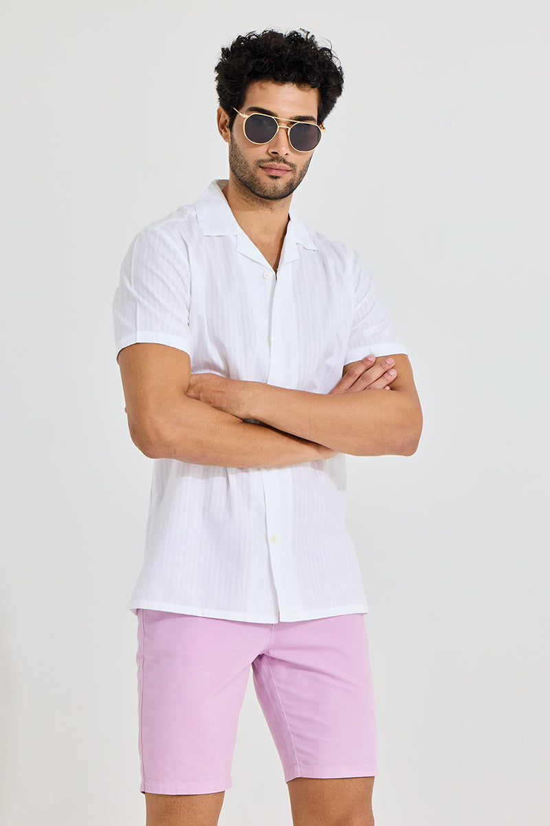 SNITCH Braided Twisted Line White Shirt - view 2