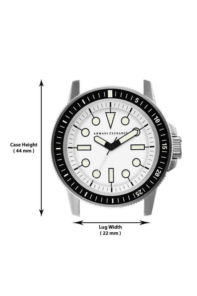 Armani Exchange Leonardo White Dial Men 44mm - view 3