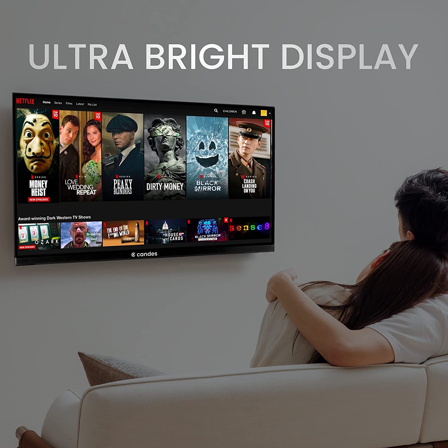 Candes 40 Inches Full HD Smart Android LED TV (Black) (2021 Model) - view 2