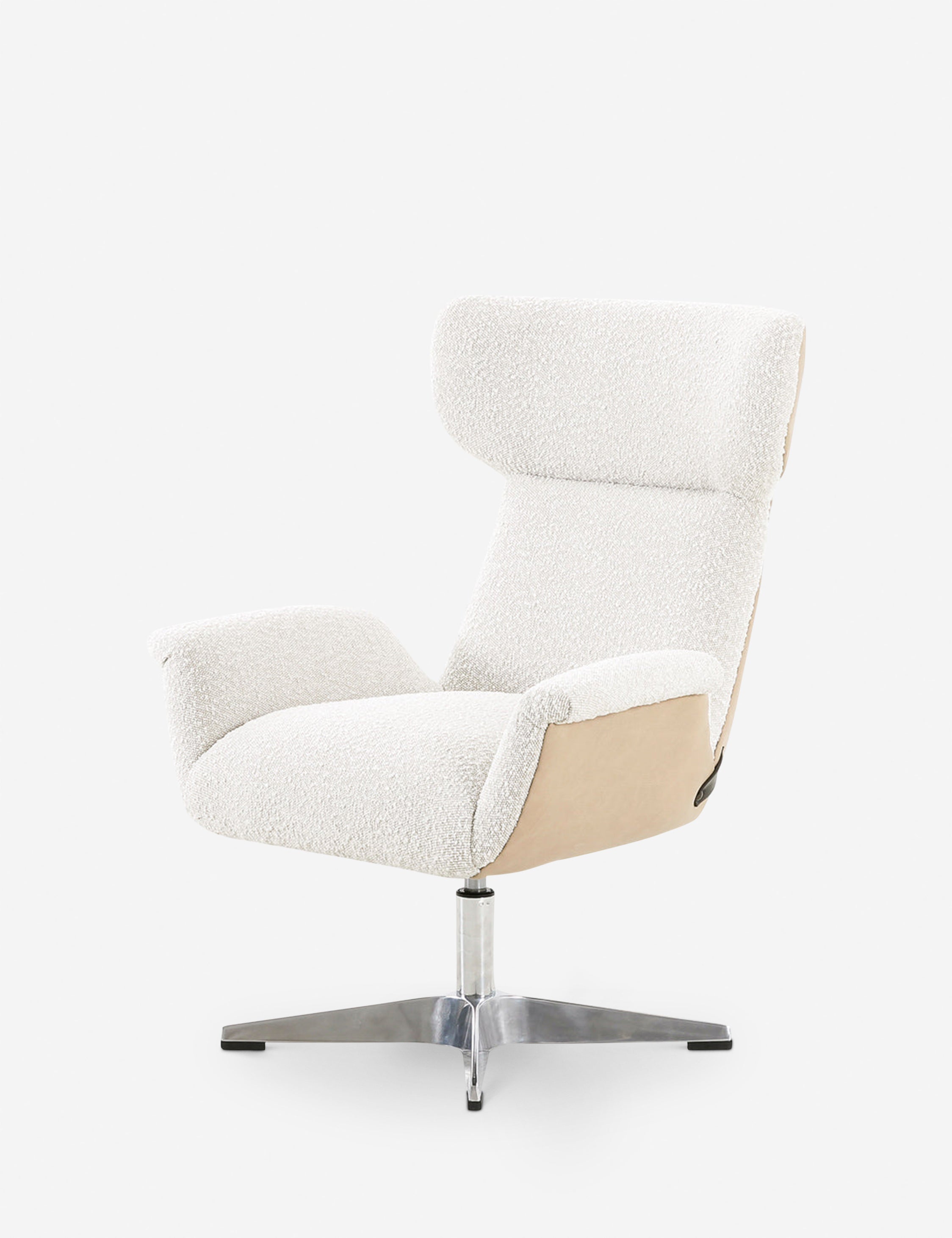 Lulu and Georgia Dia Office Chair – Natural Boucle - view 3