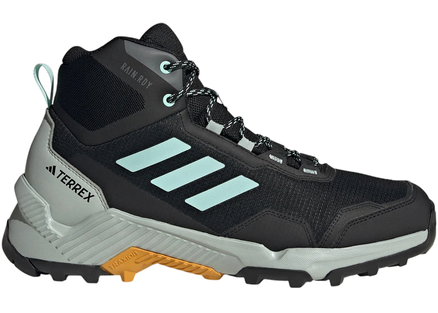 Eastrail 2 0 – adidas Eastrail 2.0 Mid Rain.RDY Core Black Semi Flash Aqua Preloved Yellow (Women's)