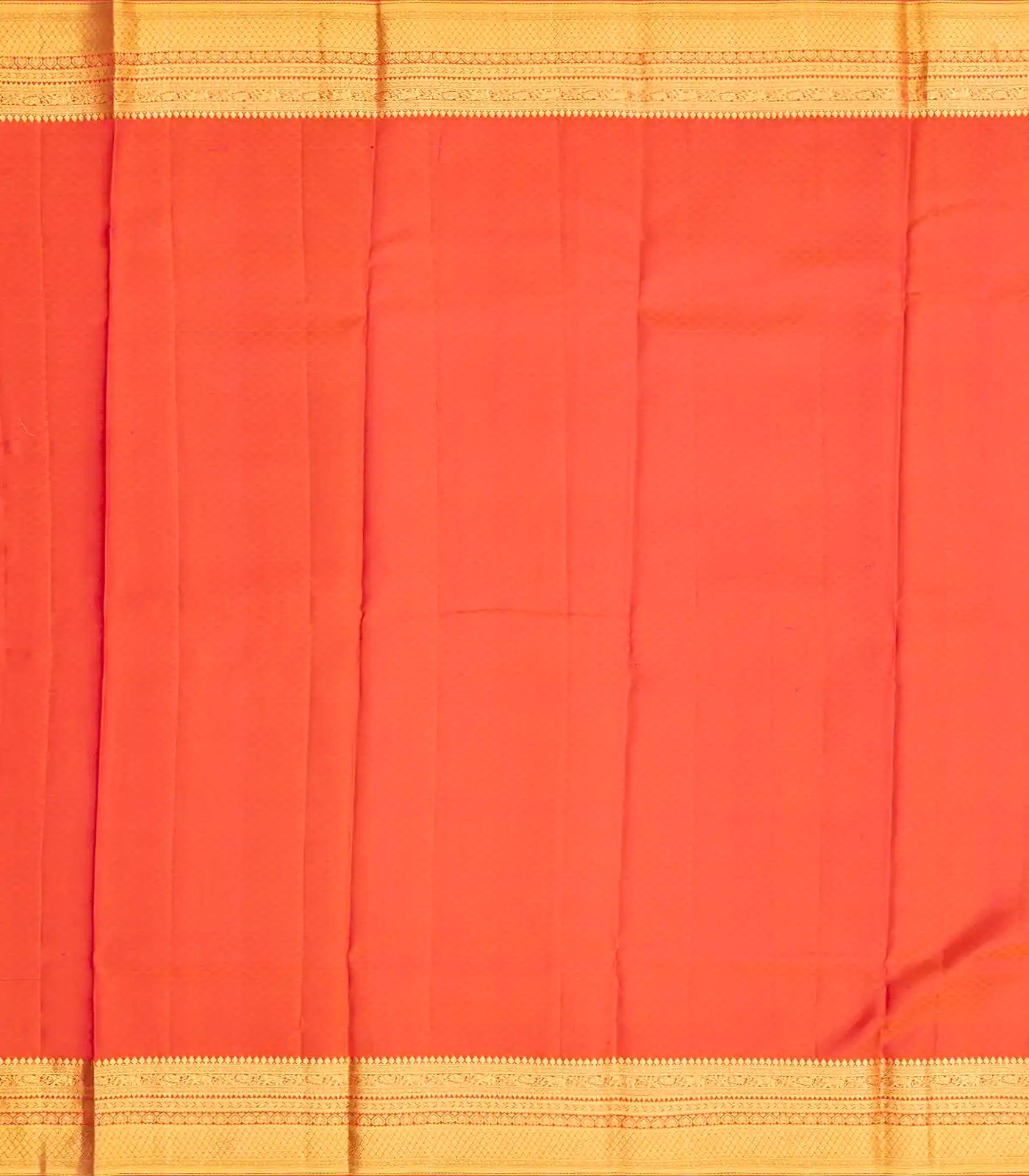 RmKV Magenta Silk Saree With Peacock Zari Buttas & Contrast Border-Magenta - view 4
