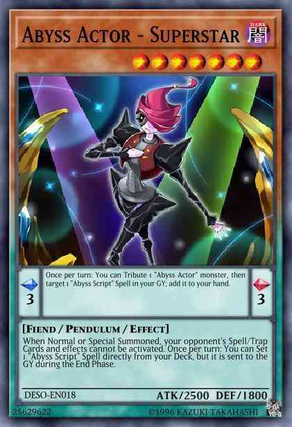 Yu-Gi-Oh! Abyss Actor - Superstar - LED3-EN050 - Common - 1st Edition
