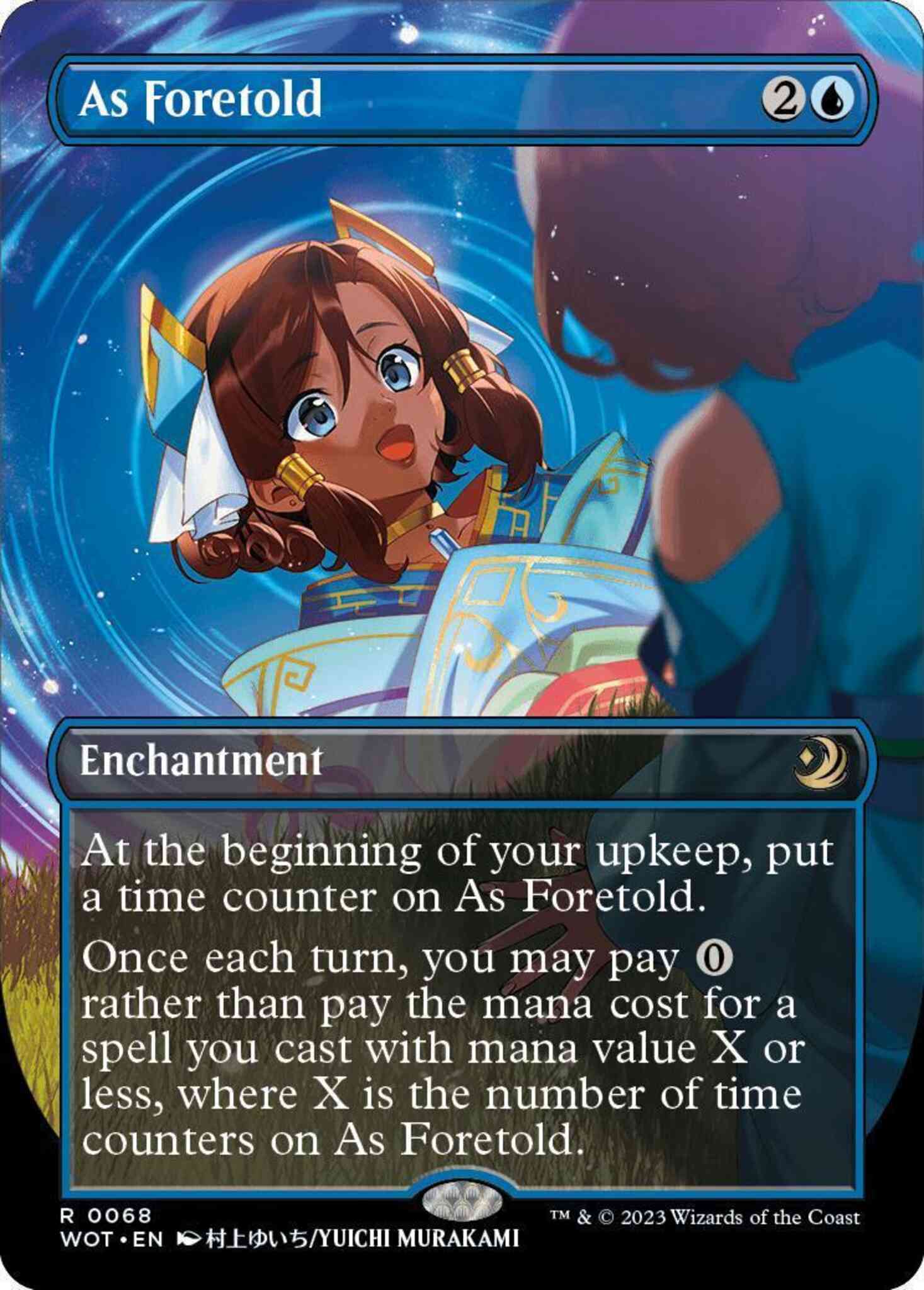 As foretold 68 – Magic As Foretold [68] [Borderless] [Anime] [Wilds of Eldraine: Enchanting Tales] [Non-Foil]