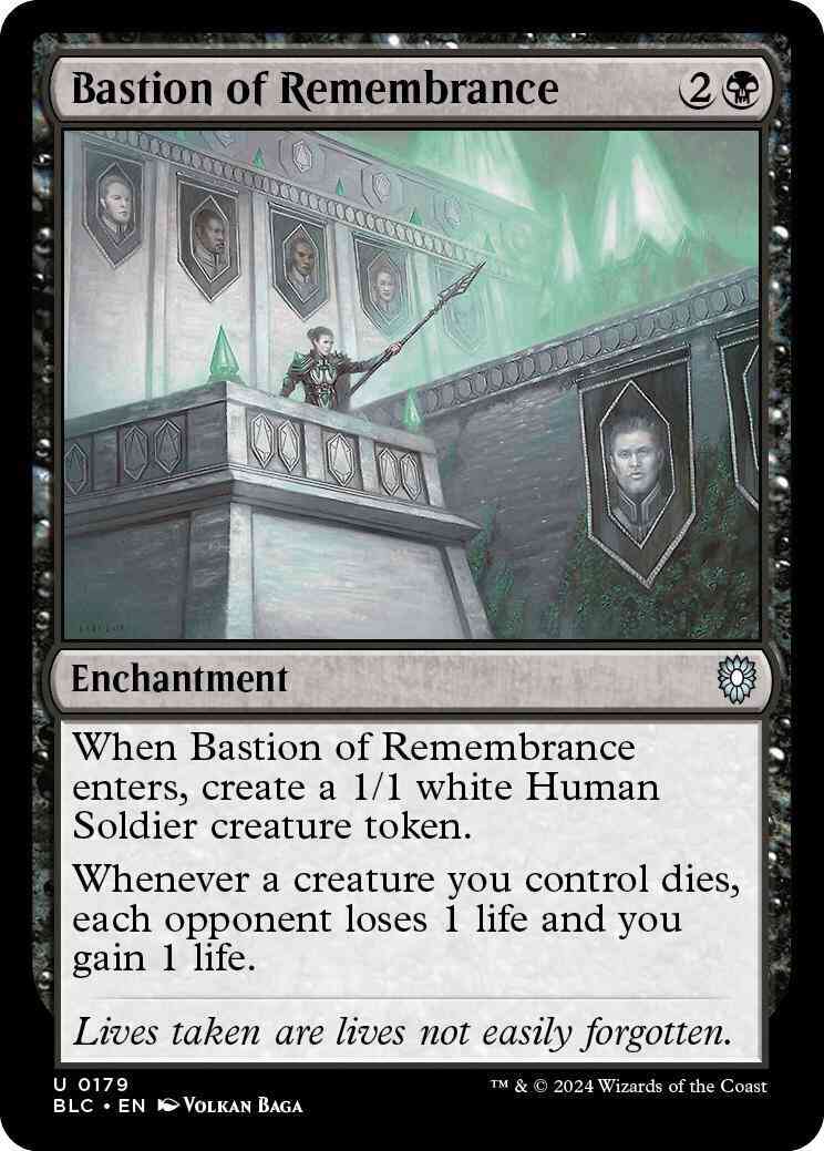 Magic Bastion of Remembrance [179] [Bloomburrow: Commander] [Non-Foil]