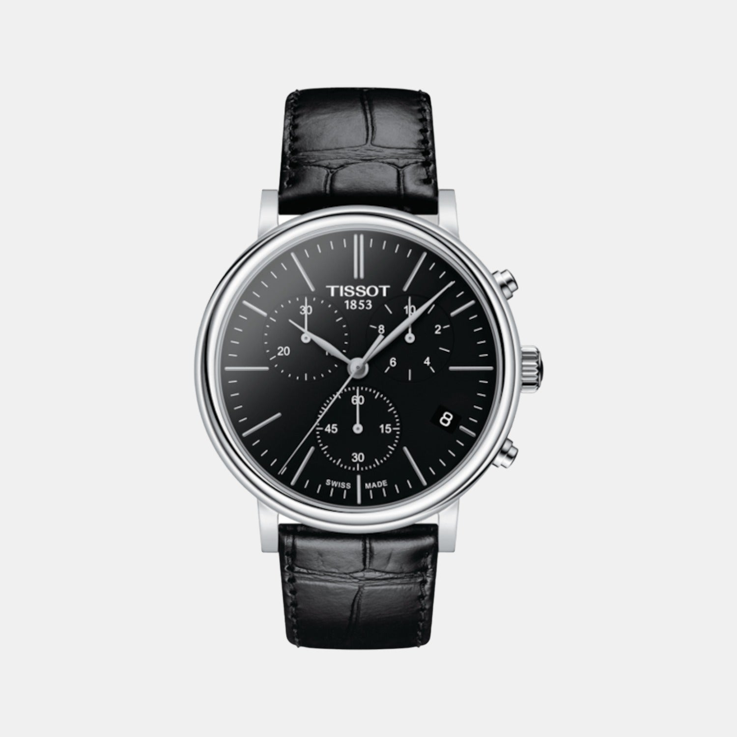 Tissot Carson Men Chronograph Leather Watch T1224171605100