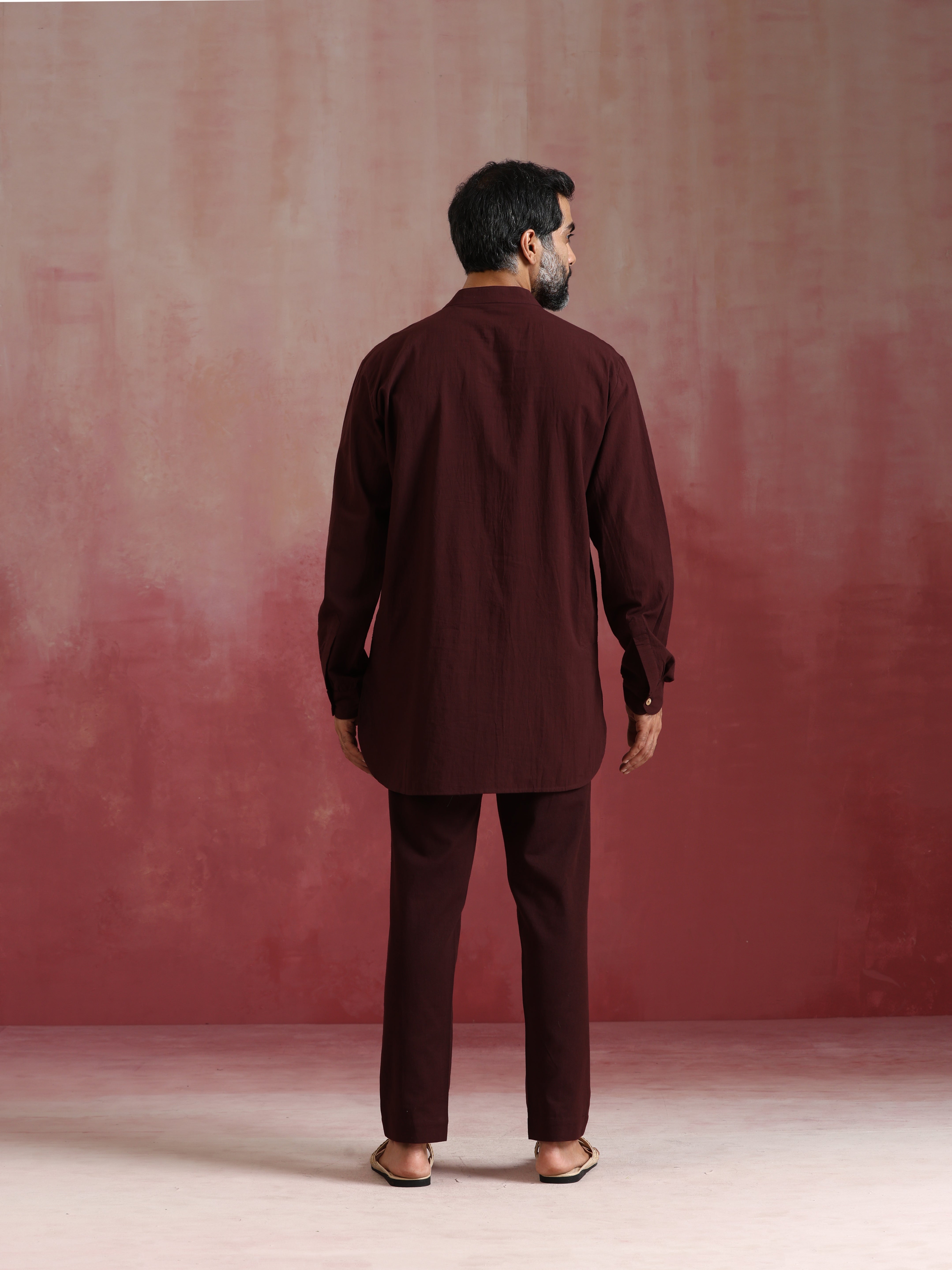 trueBrowns Men's Cola Cotton Co-ord set - view 6
