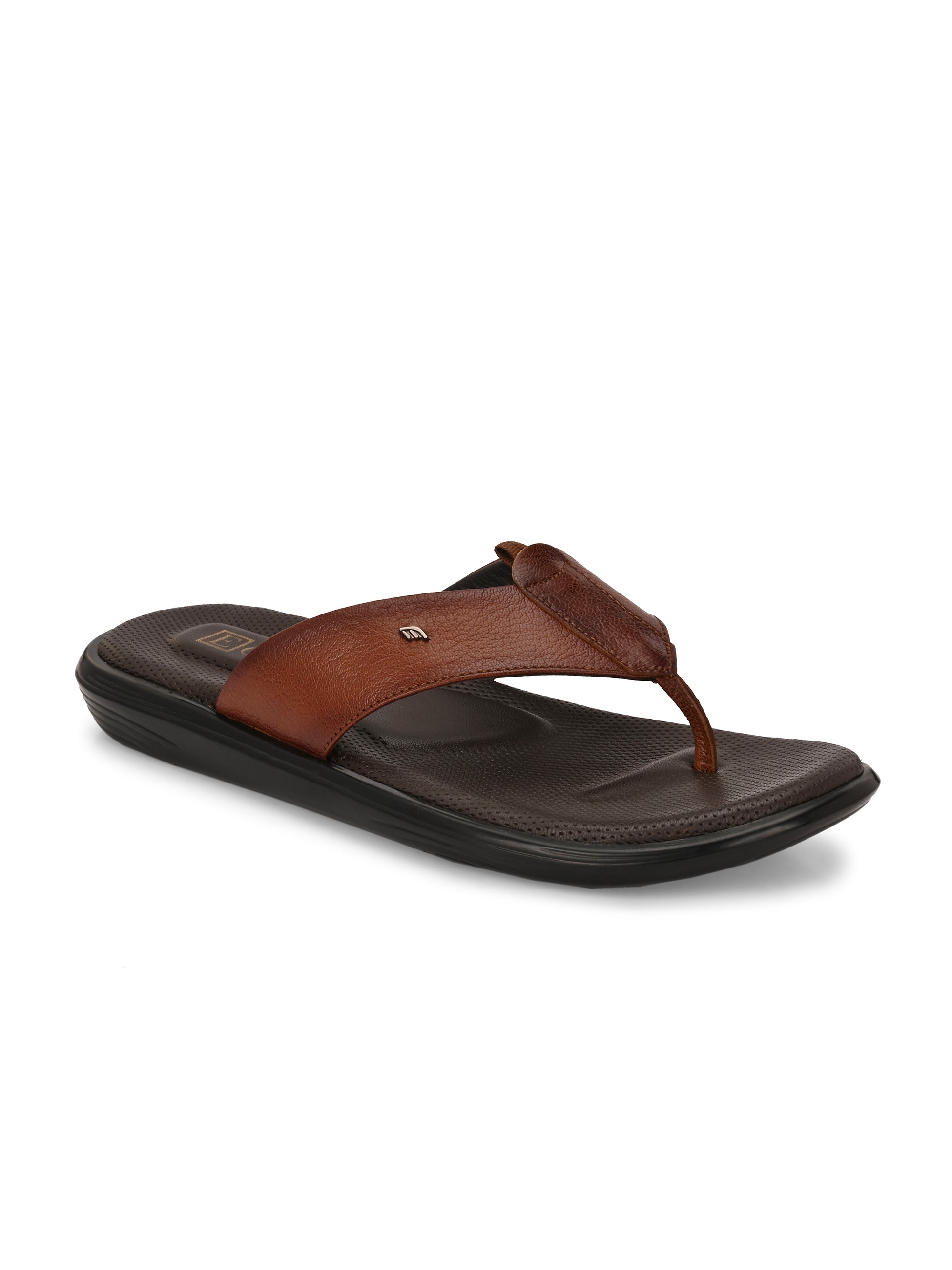 Egoss Shoes Egoss Leather Slippers For Men - view 4