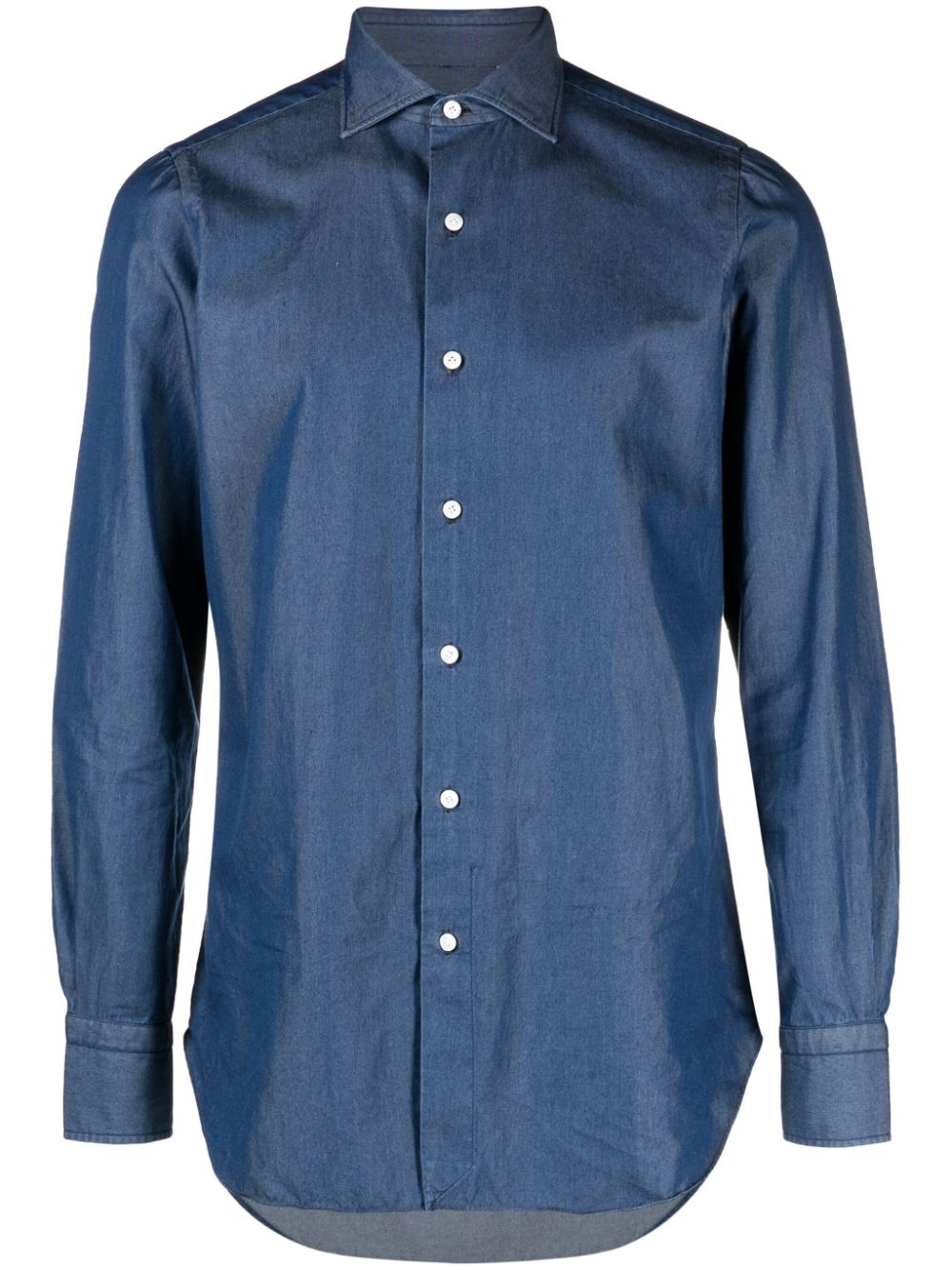 Finamore 1925 Napoli Regular fit denim shirt – Cotton 100%