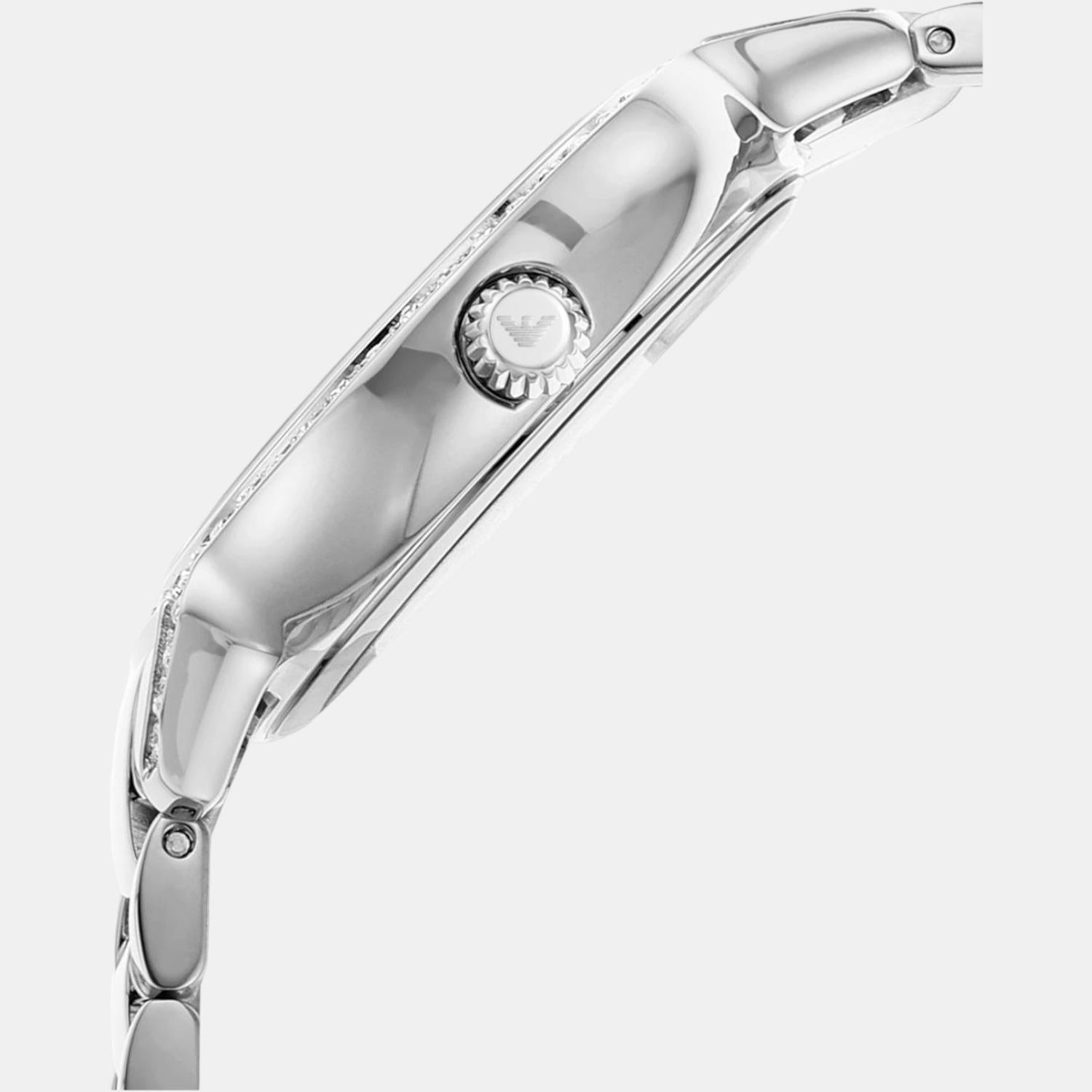 Emporio Armani helios (Cleo) Women Quartz Silver Dial Analog Stainless Steel Watch AR11484 - view 5