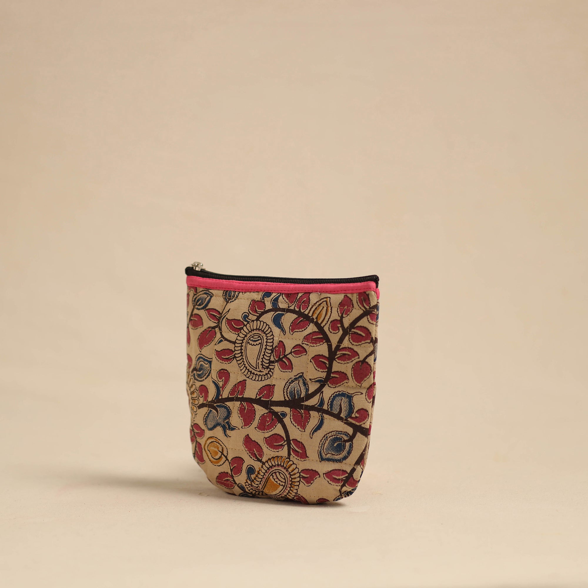 NOORI BAZAR Beige - Handmade Quilted Cotton Utility Pouch 04 - view 2