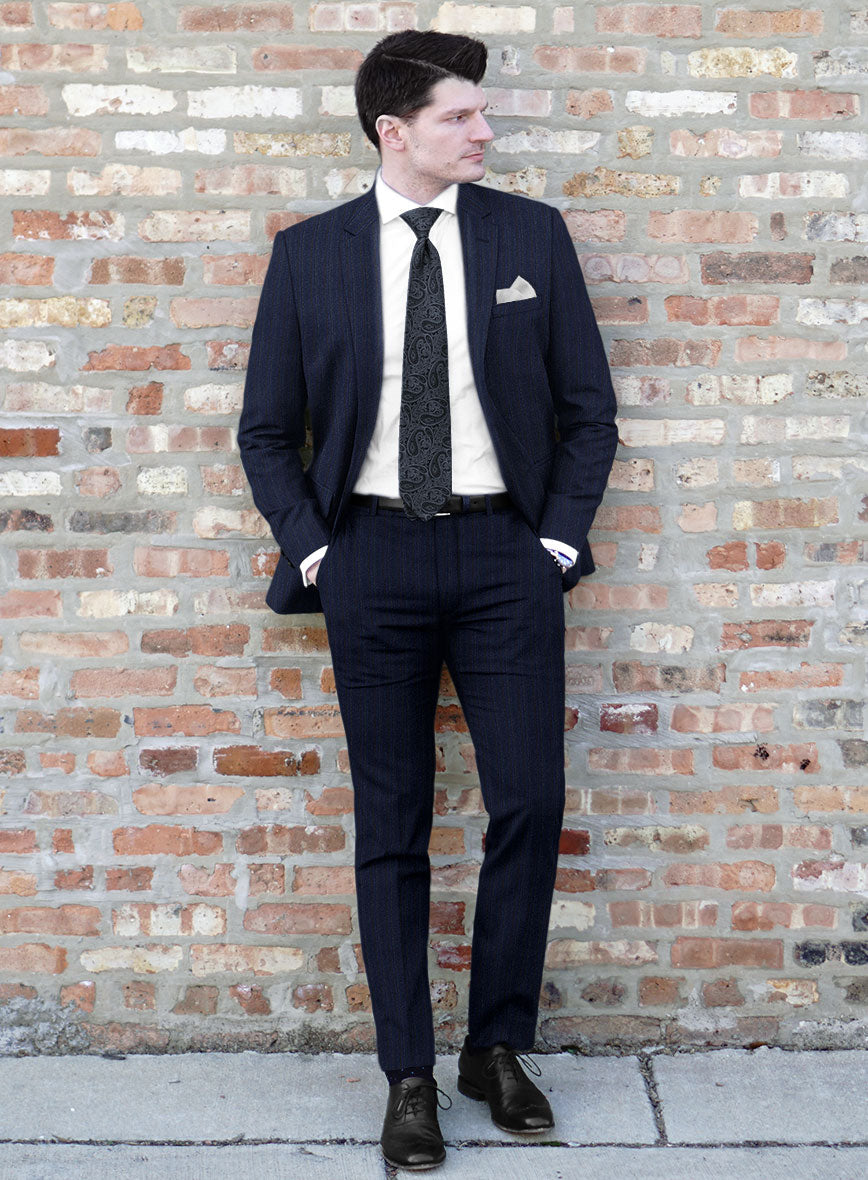 StudioSuits Reda Liora Blue Stripe Wool Suit - view 2