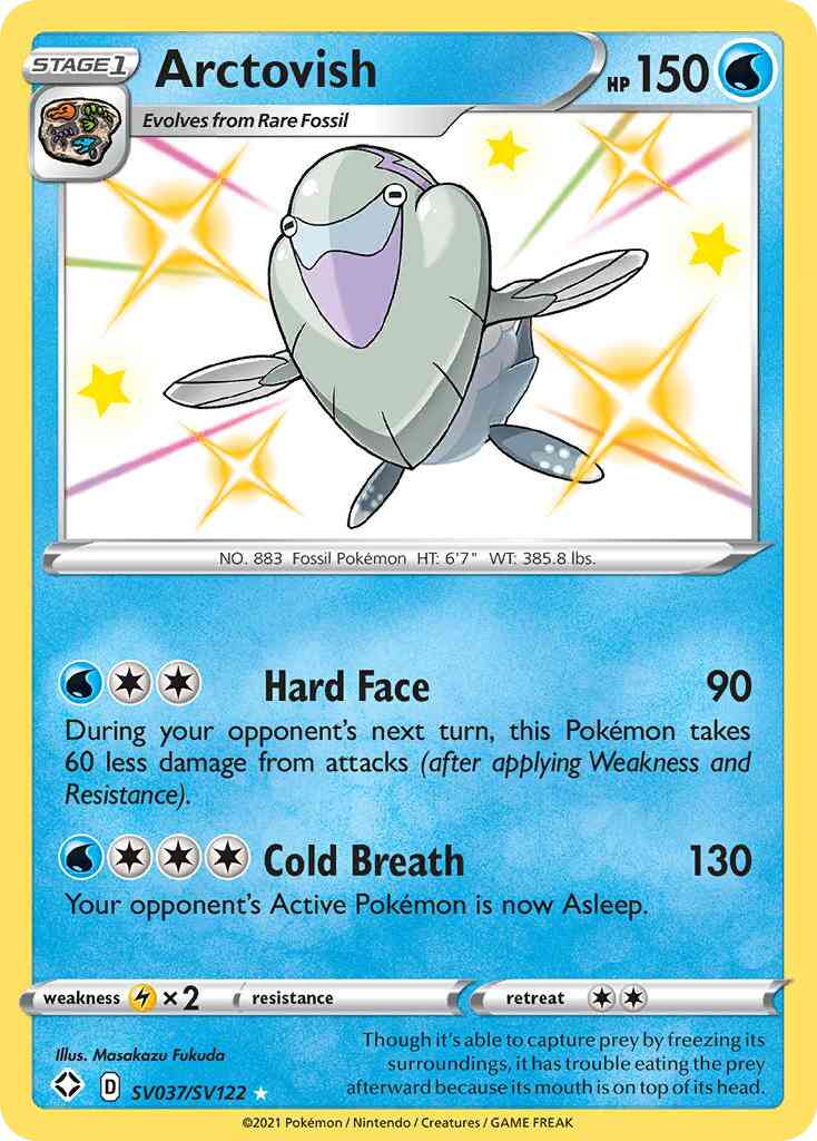 Rare shiny swsh45sv-sv037 – Pokémon Arctovish - SV037/SV122 - Rare Shiny [swsh45sv-SV037] [Holo]
