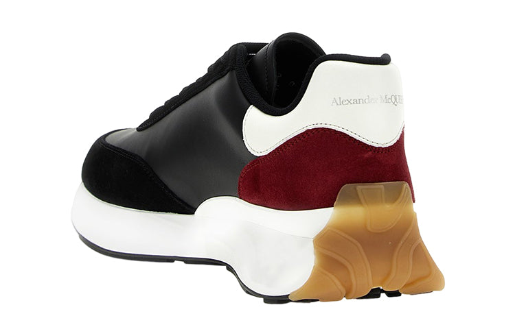 Alexander Mcqueen Sprint Runner Black White Red - view 3
